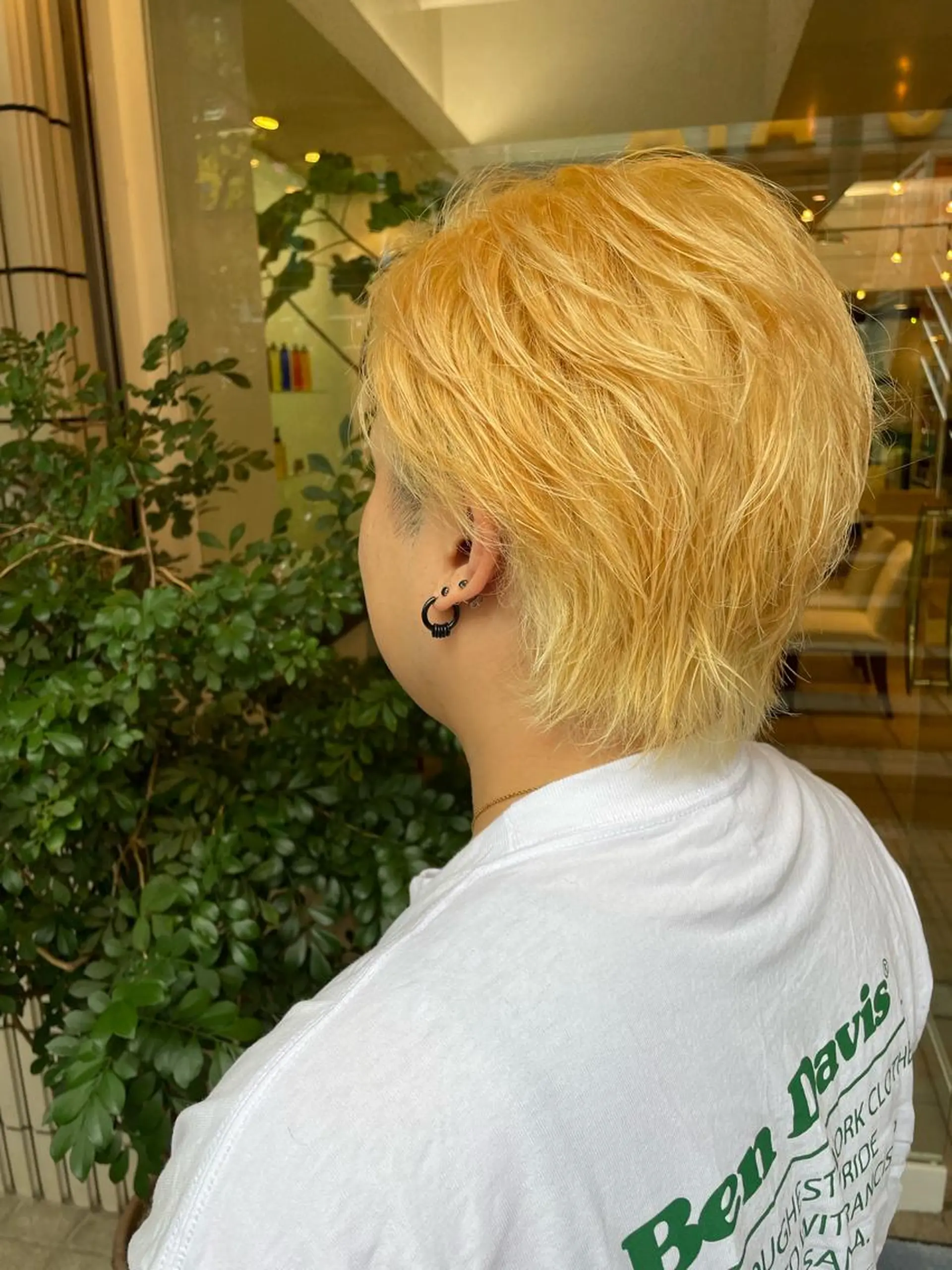 ショート カラー メンズ 艶カラー🌙縮毛矯正 /ボブ【Reina】のヘアスタイル