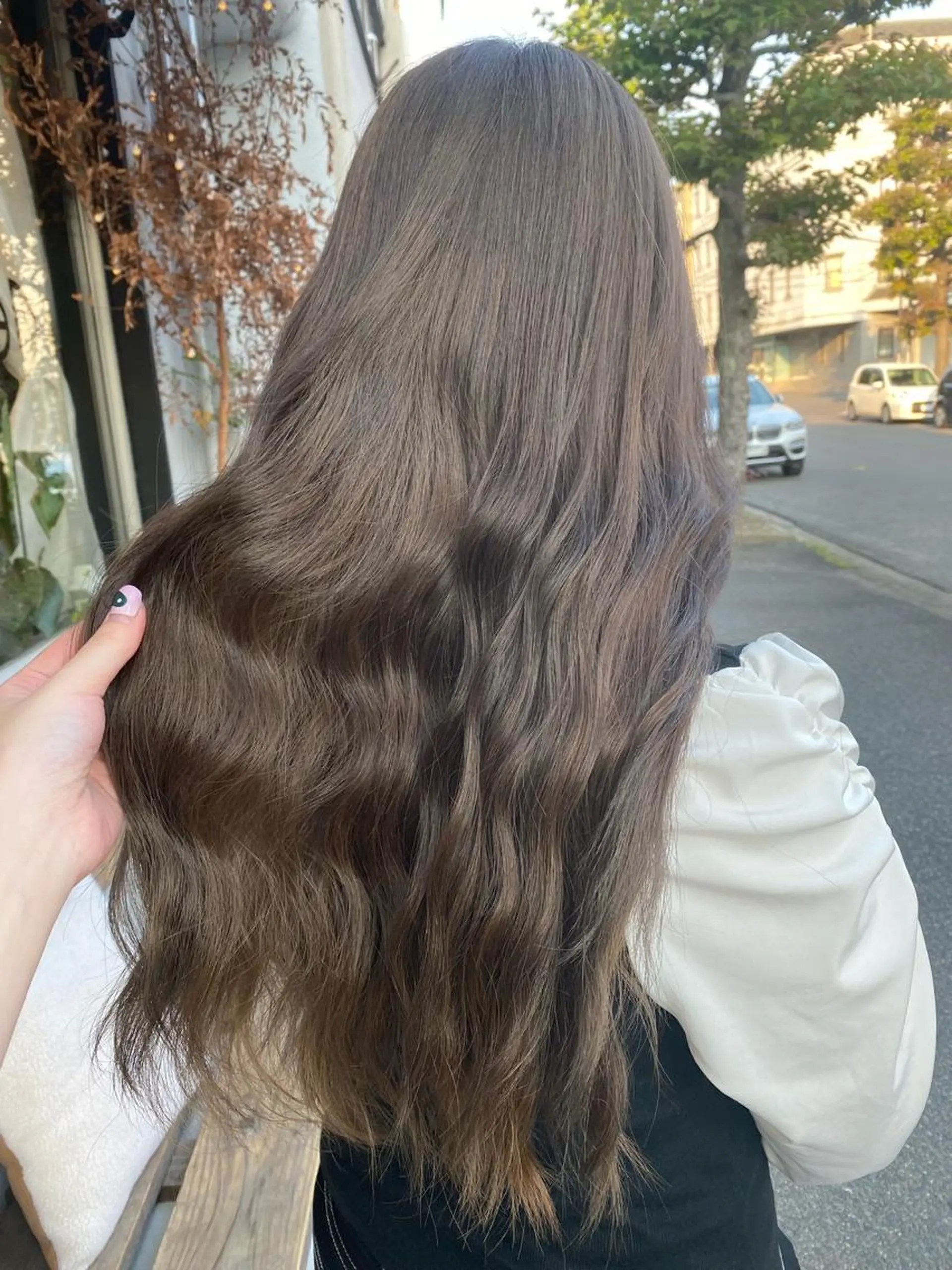 ロング カラー ヘアアレンジ メンズ ネイル マツエク・マツパ アイブロウ chapter問屋町 💘小室明華のヘアスタイル