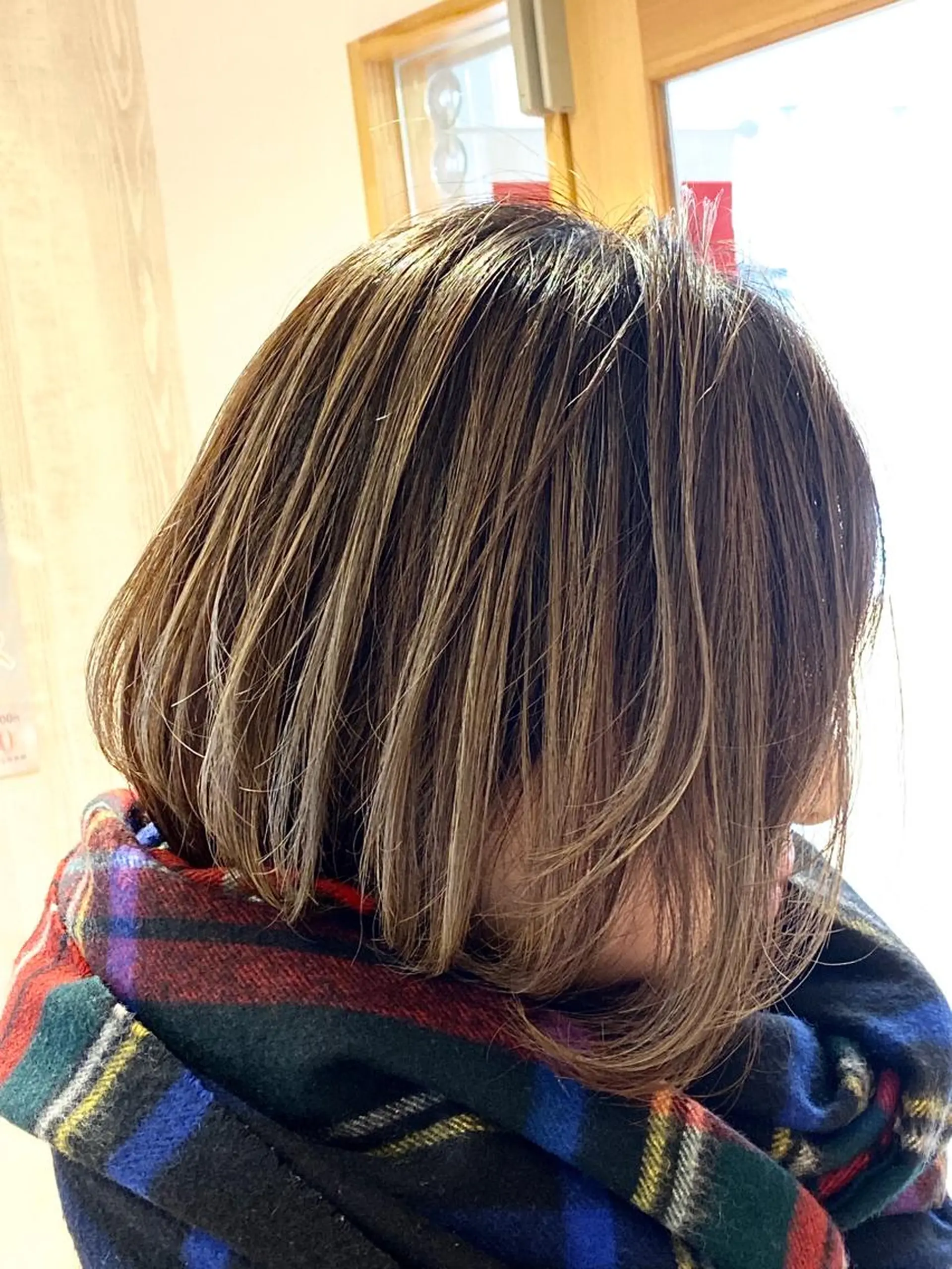 ショート カラー アッシュ ハイライトカラー ボブ ハイライト カット ヘアカラー トリートメント Kazu .Kのヘアスタイル