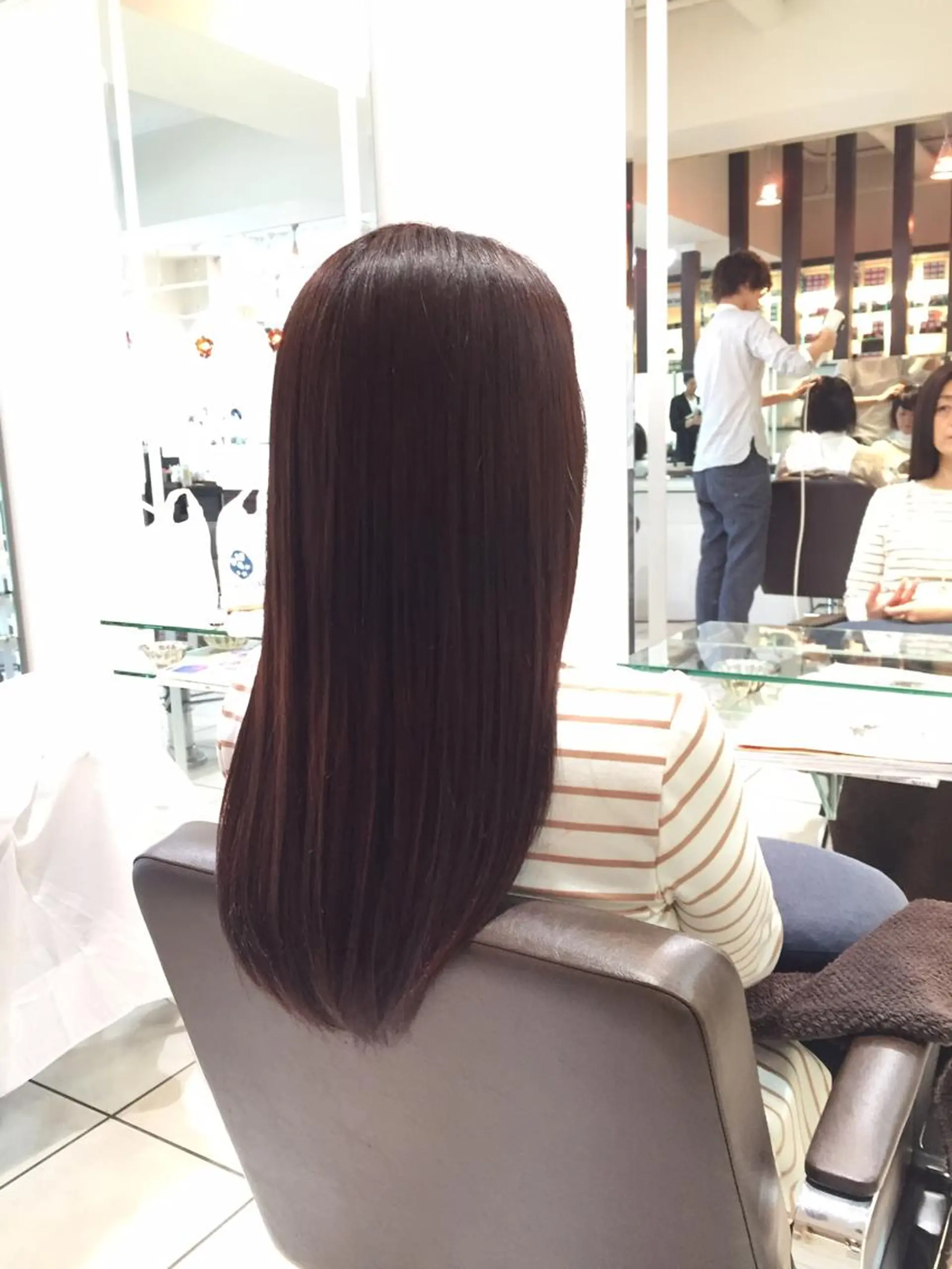 ロング パーマ くせ毛 縮毛矯正 トリートメント カット ヘアカラー トリートメント 韓国ヘア×髪質改善 ⭐️谷遼平⭐️のヘアスタイル