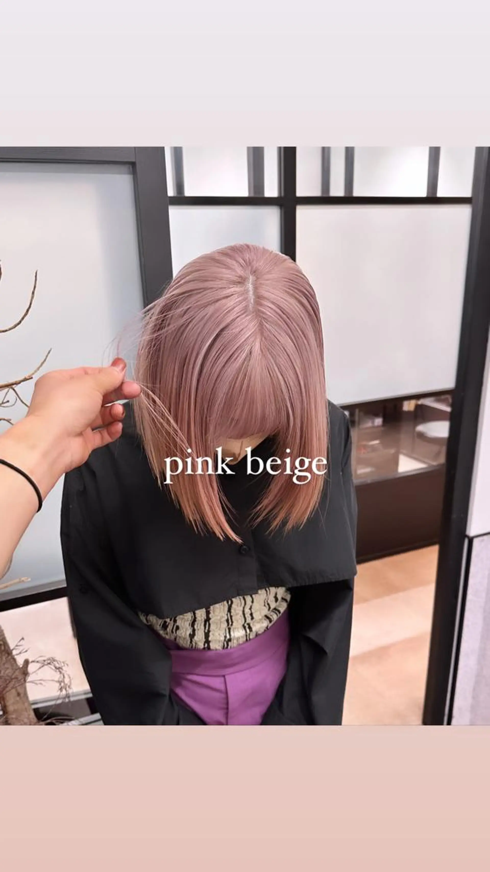 カラー storiiz所属・本田大輝top designerのヘアスタイル