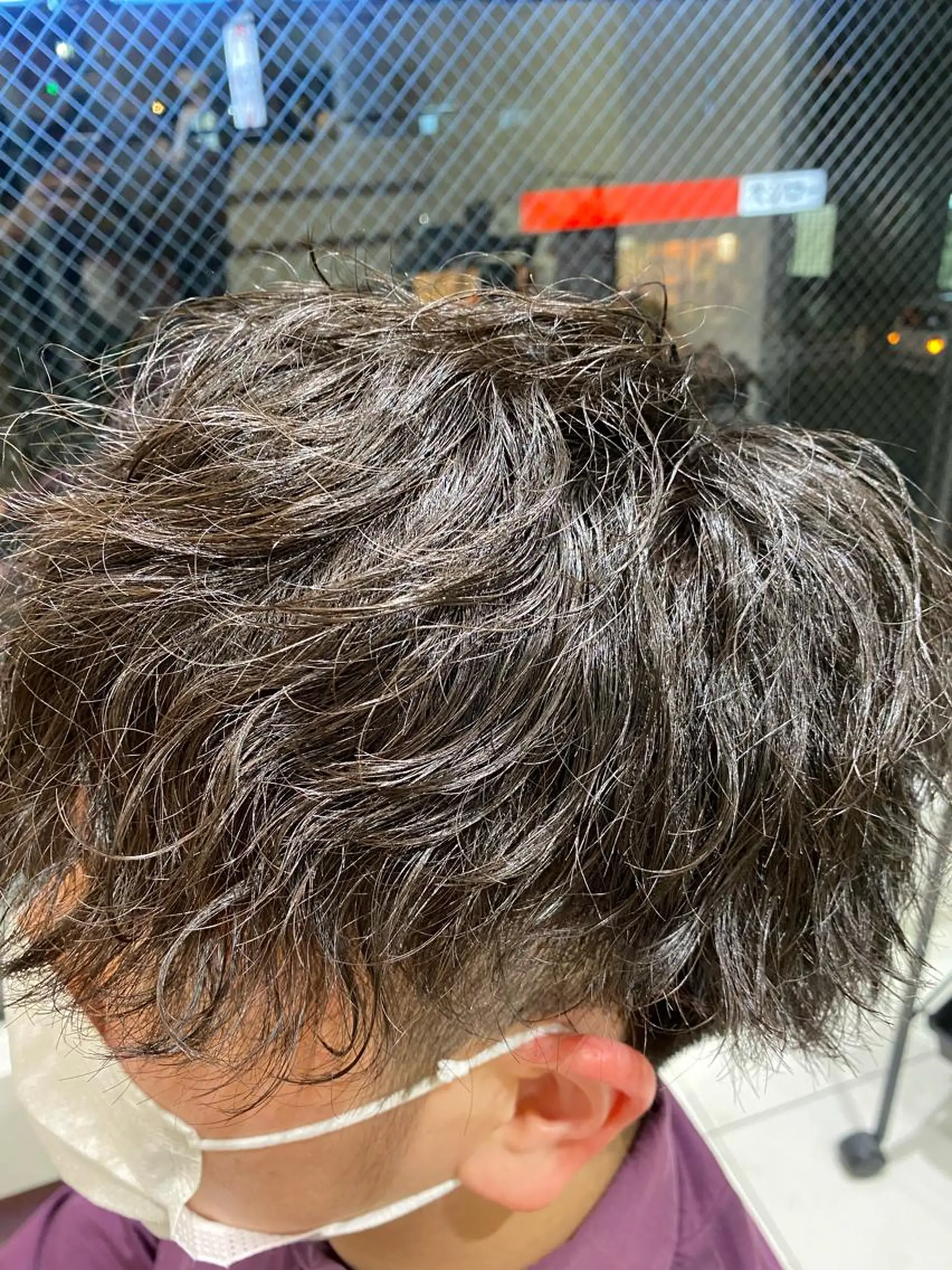 パーマ メンズ カット パーマ 佐々木 拓海のヘアスタイル