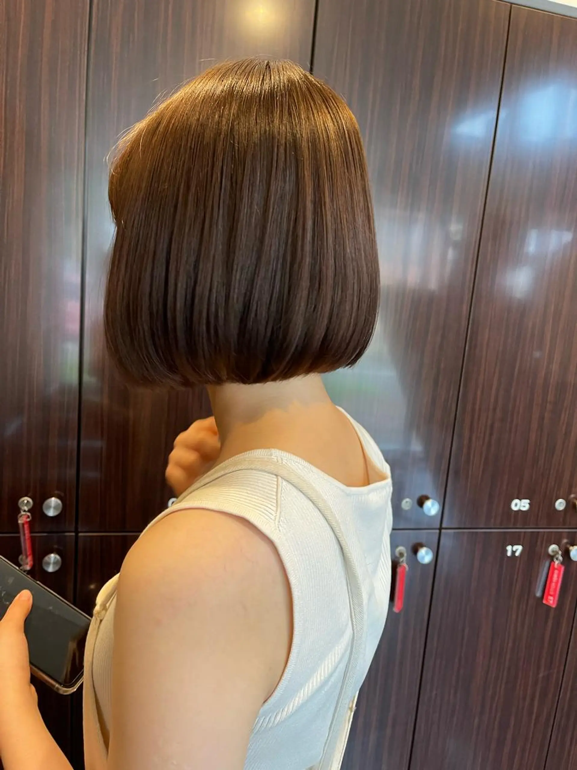 ミディアム 多河 遥のヘアスタイル