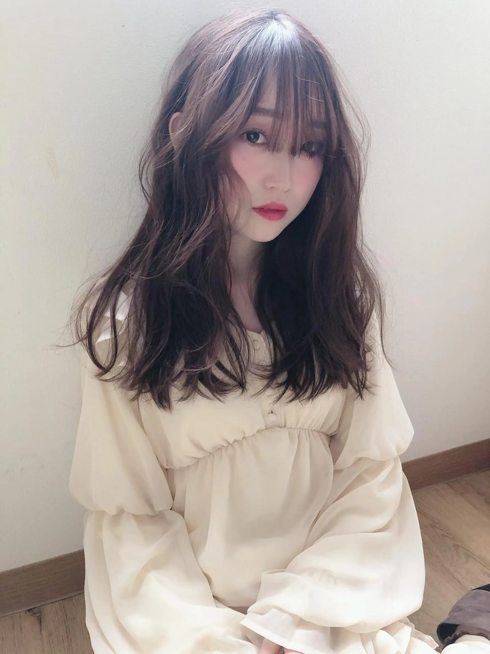 ロング カラー テトネ タカシのヘアスタイル