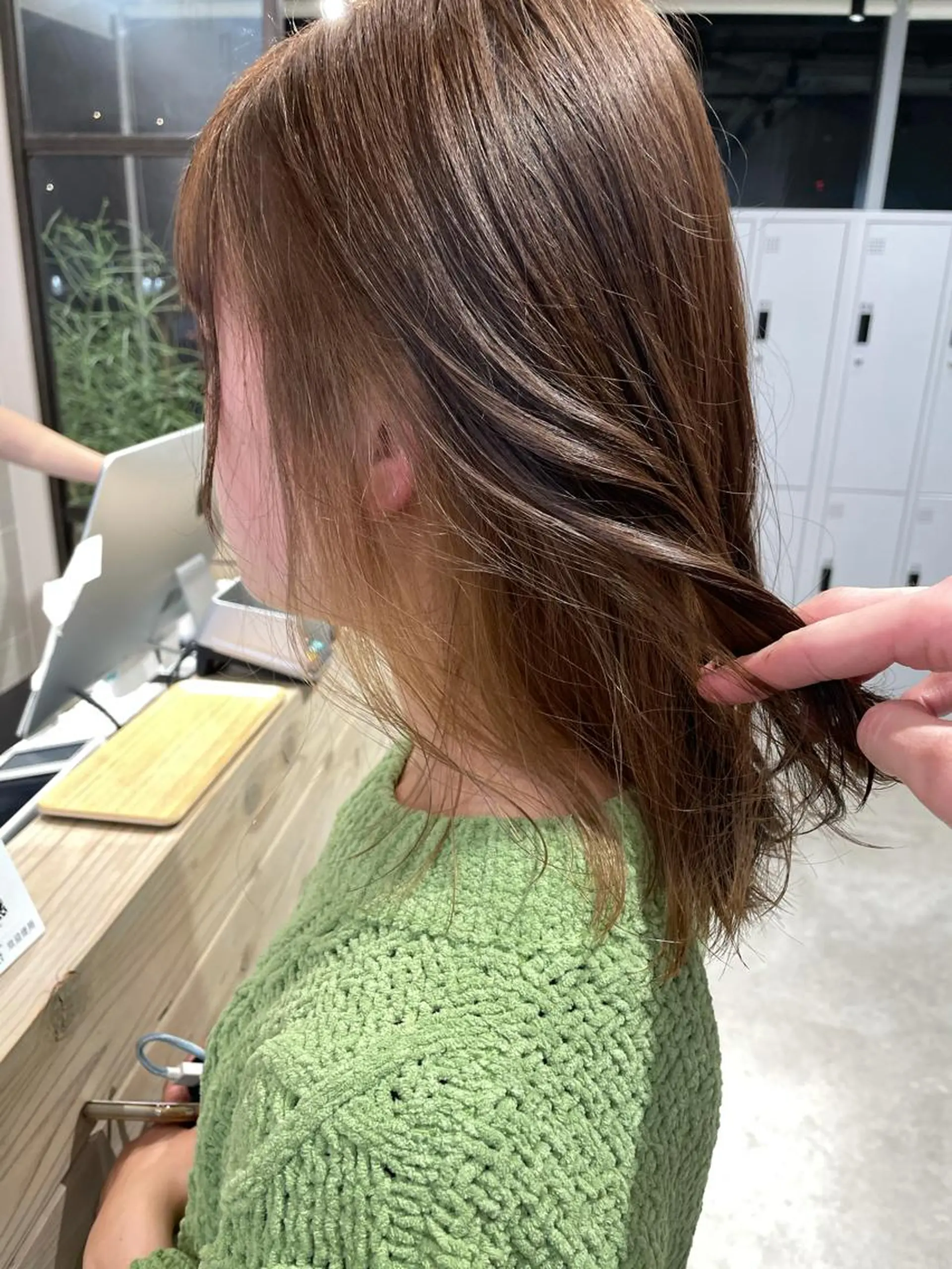 ミディアム カラー ブロンド×ハイトーン ／遠藤将太のヘアスタイル