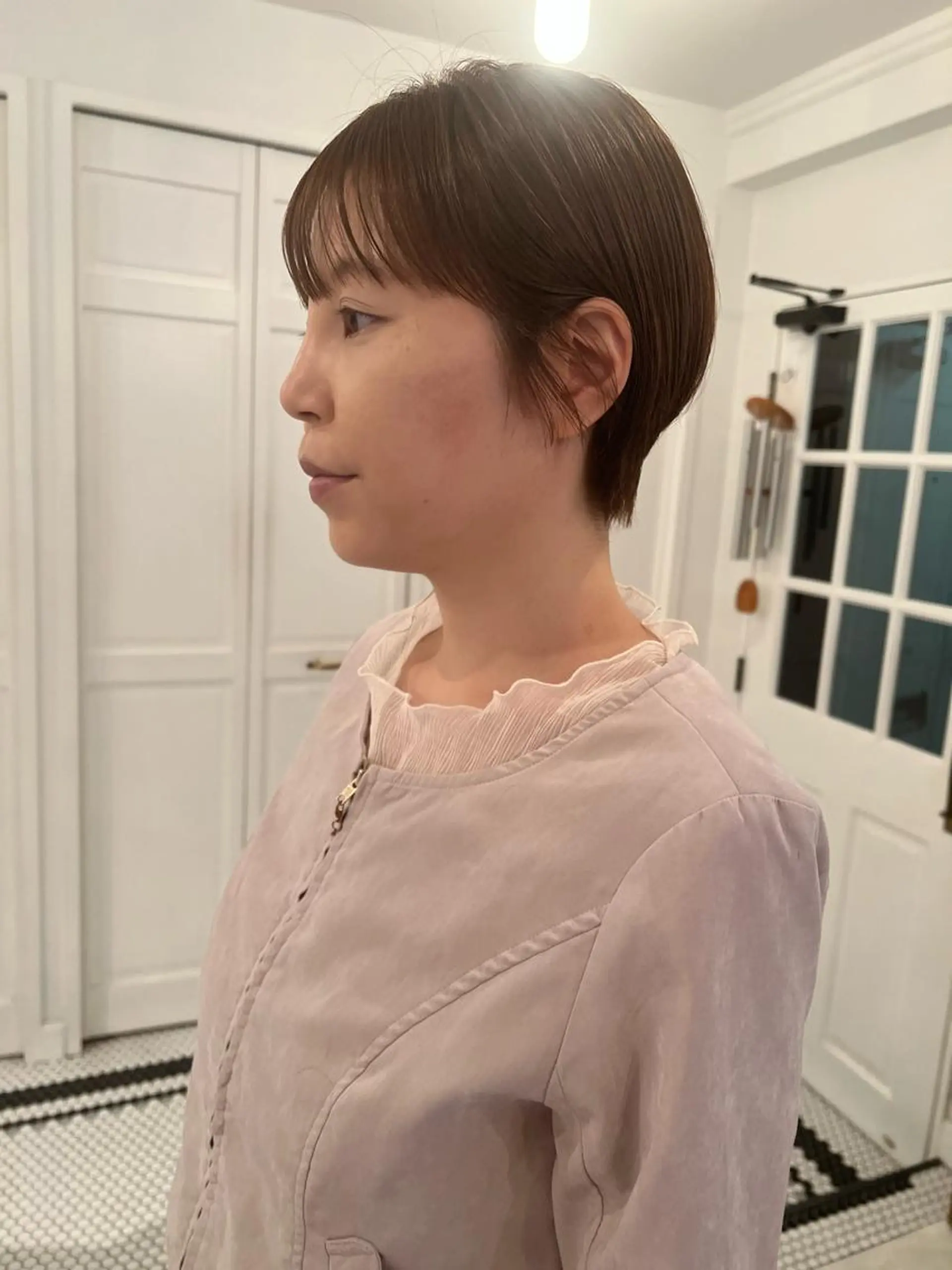 ショート ブリーチカラー🎀 韓国風/寺門美優のヘアスタイル