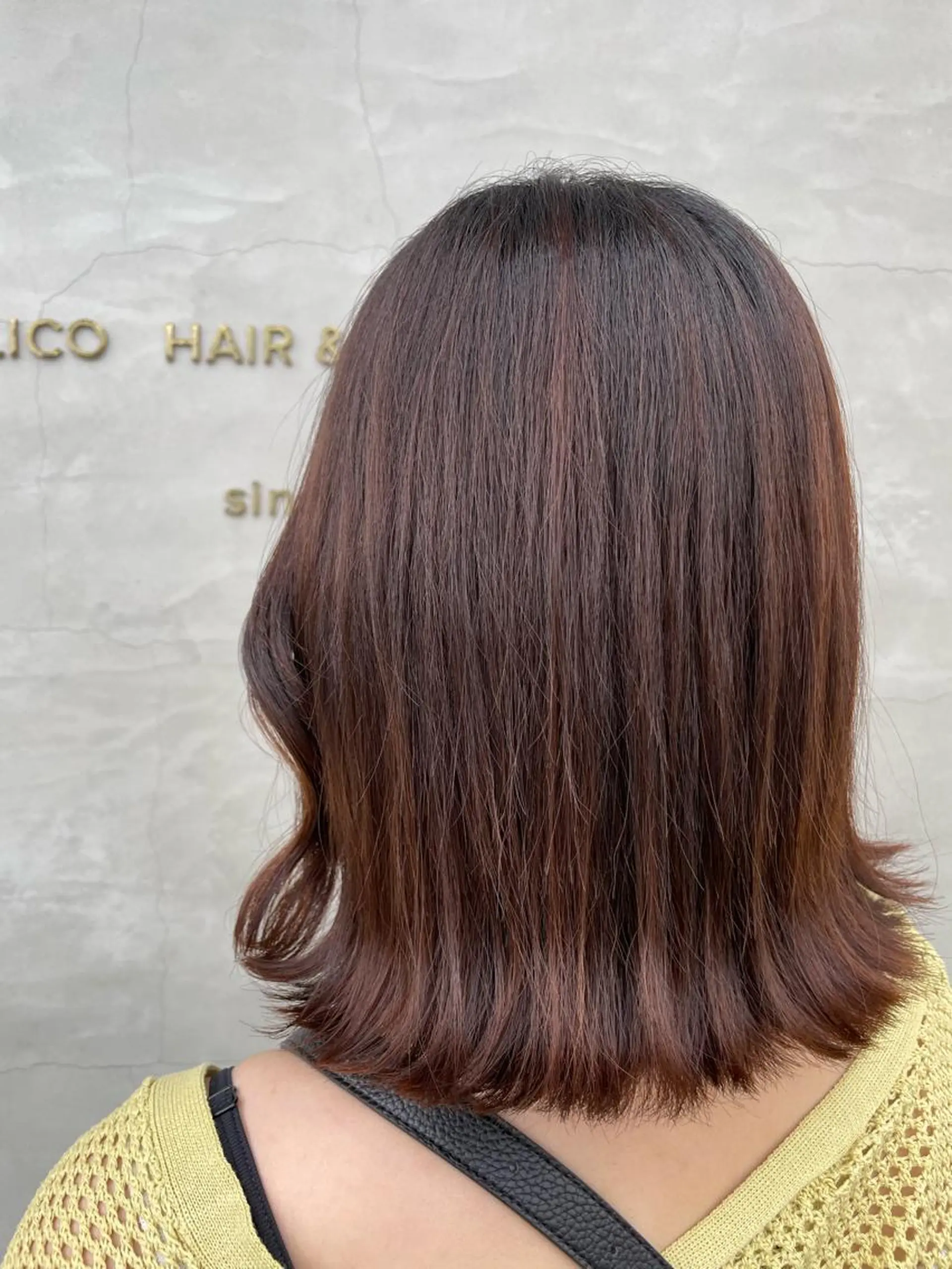 ミディアム ピンクブラウン 🫧大人可愛く🫧 renaのヘアスタイル