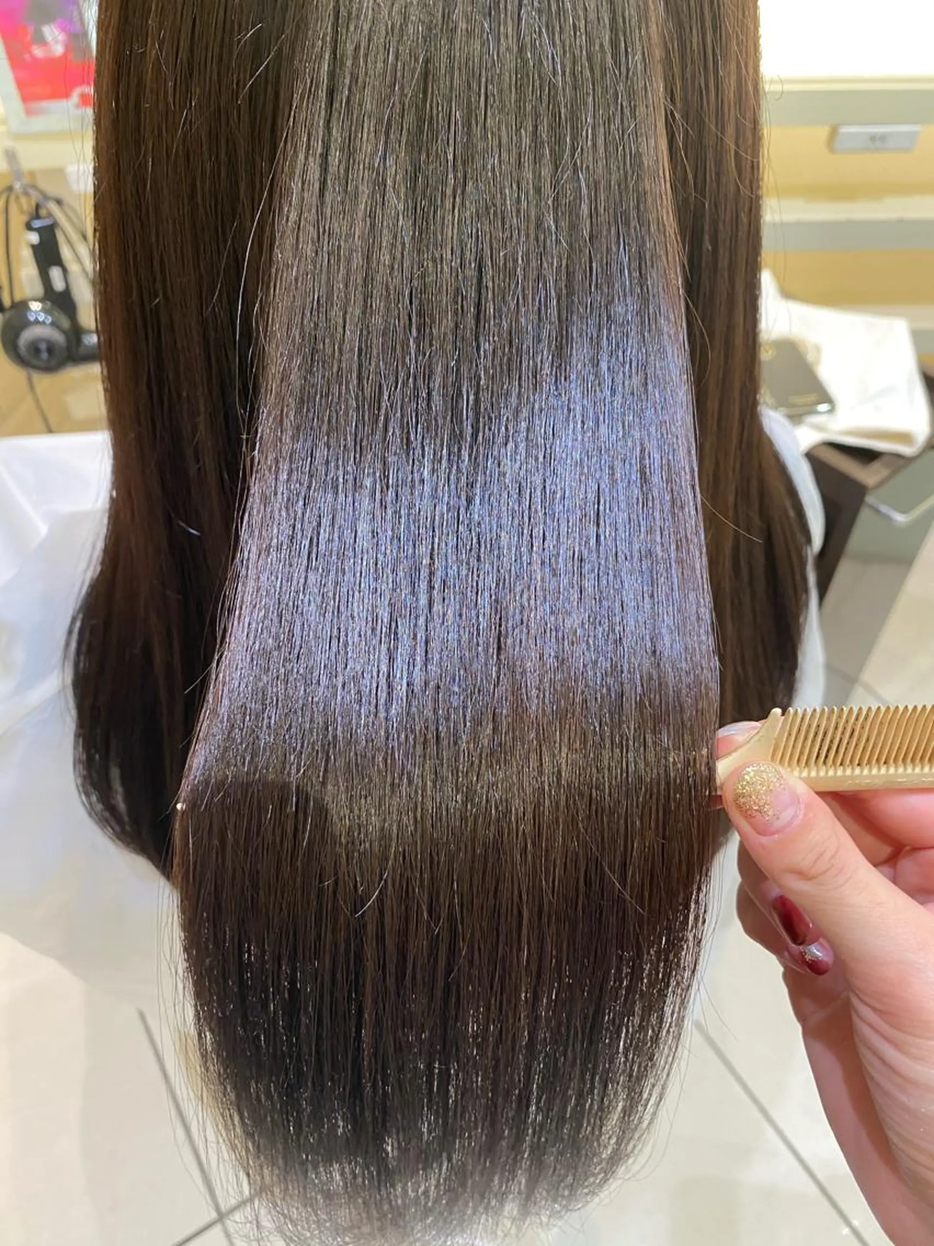 ロング カラー ヘアアレンジ マツエク・マツパ 💎耳ツボジュエリー ×銀座美容室💎のヘアスタイル