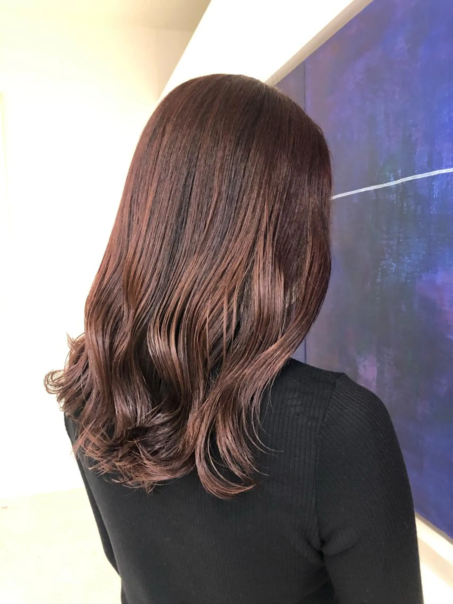 セミロング カラー 🫧tomoka 透明感カラー🫧のヘアスタイル