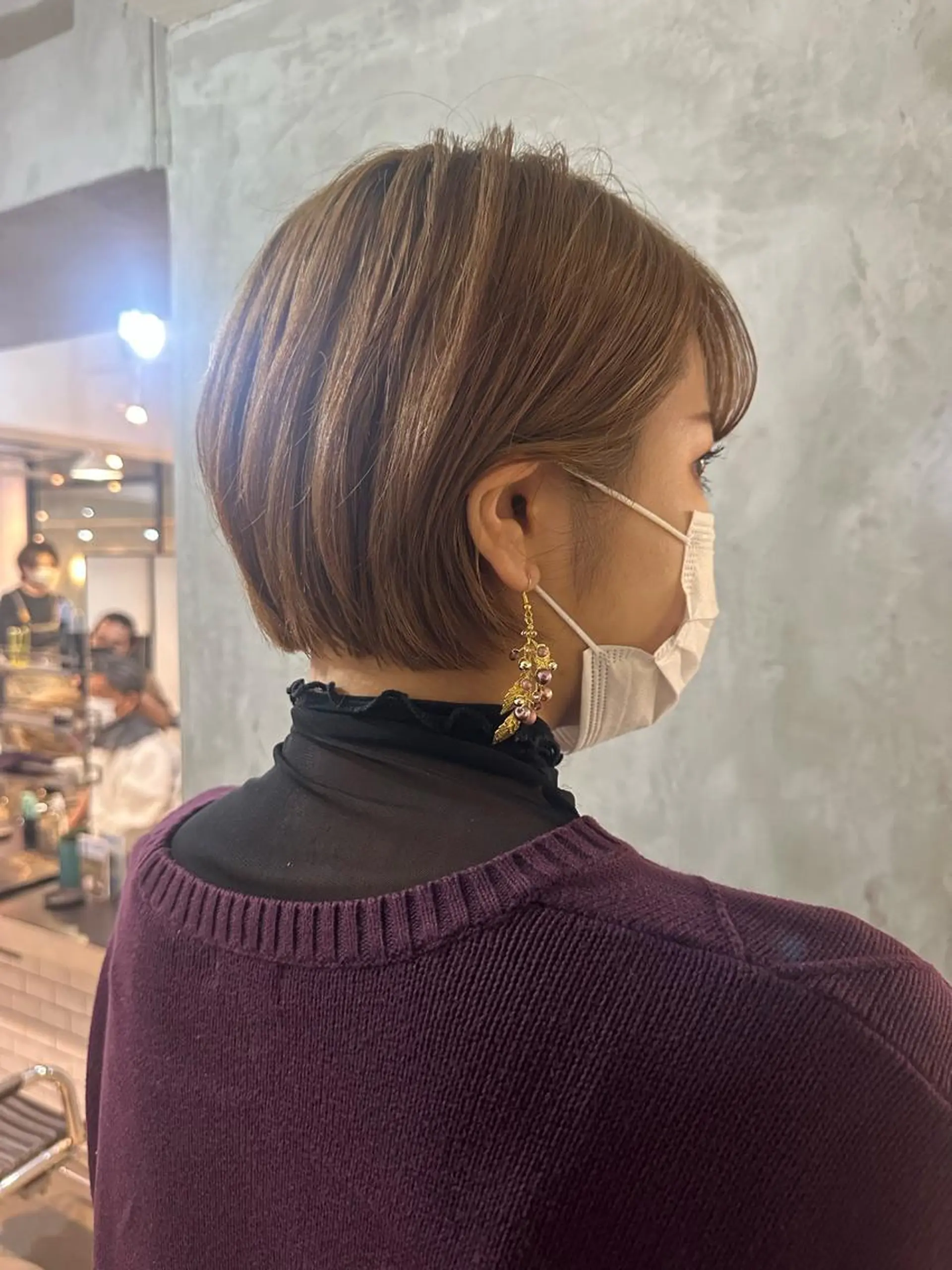 ショート カラー ヘアアレンジ ボブ stylist/蛯谷 珠里のヘアスタイル