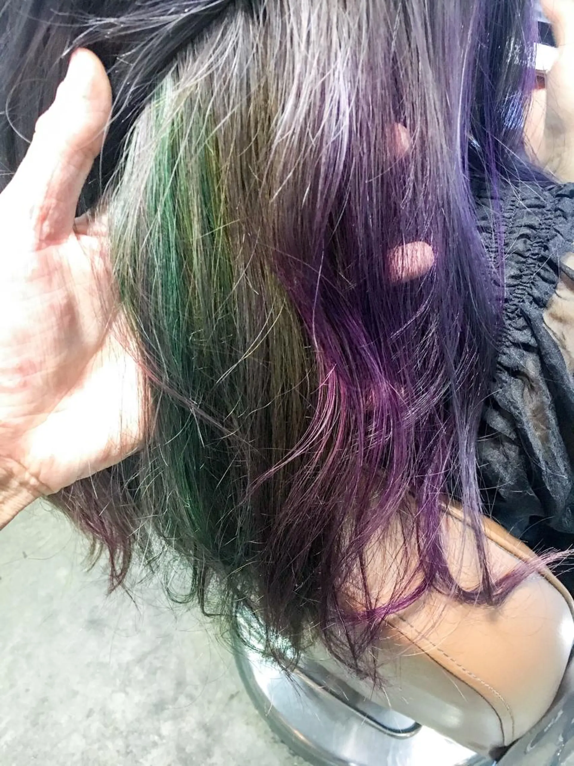 ロング カラー 北條 優輝のヘアスタイル