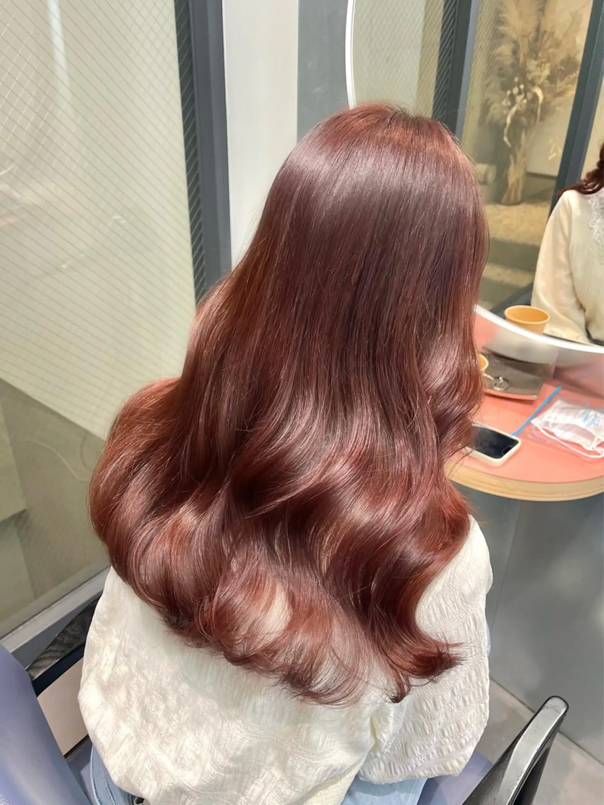 カラー ブラウンカラー ピンクカラー ayaka♡ 柔らかカラーのヘアスタイル