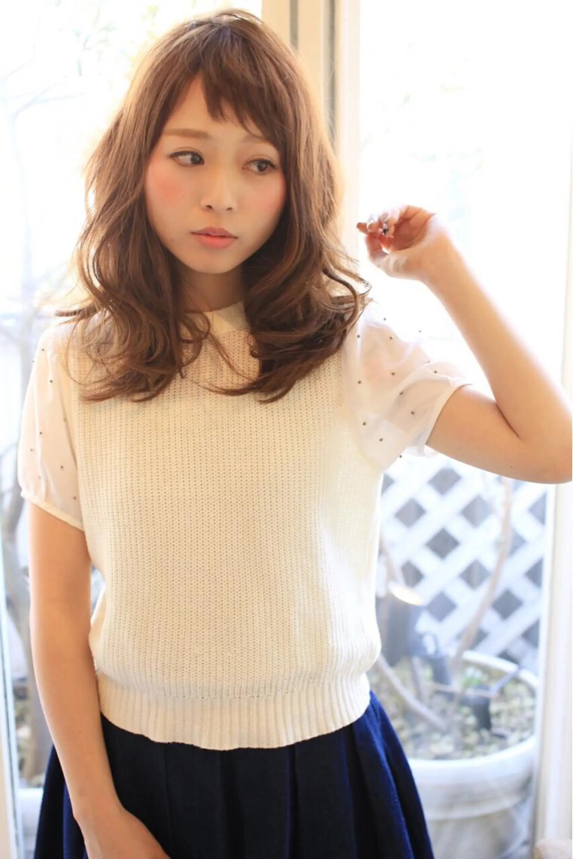 セミロング セミロングパーマ ヘアカラー トリートメント ヘッドスパ Amour二子玉川所属・Amour二子玉川/ 髪質改善サロンのヘアスタイル