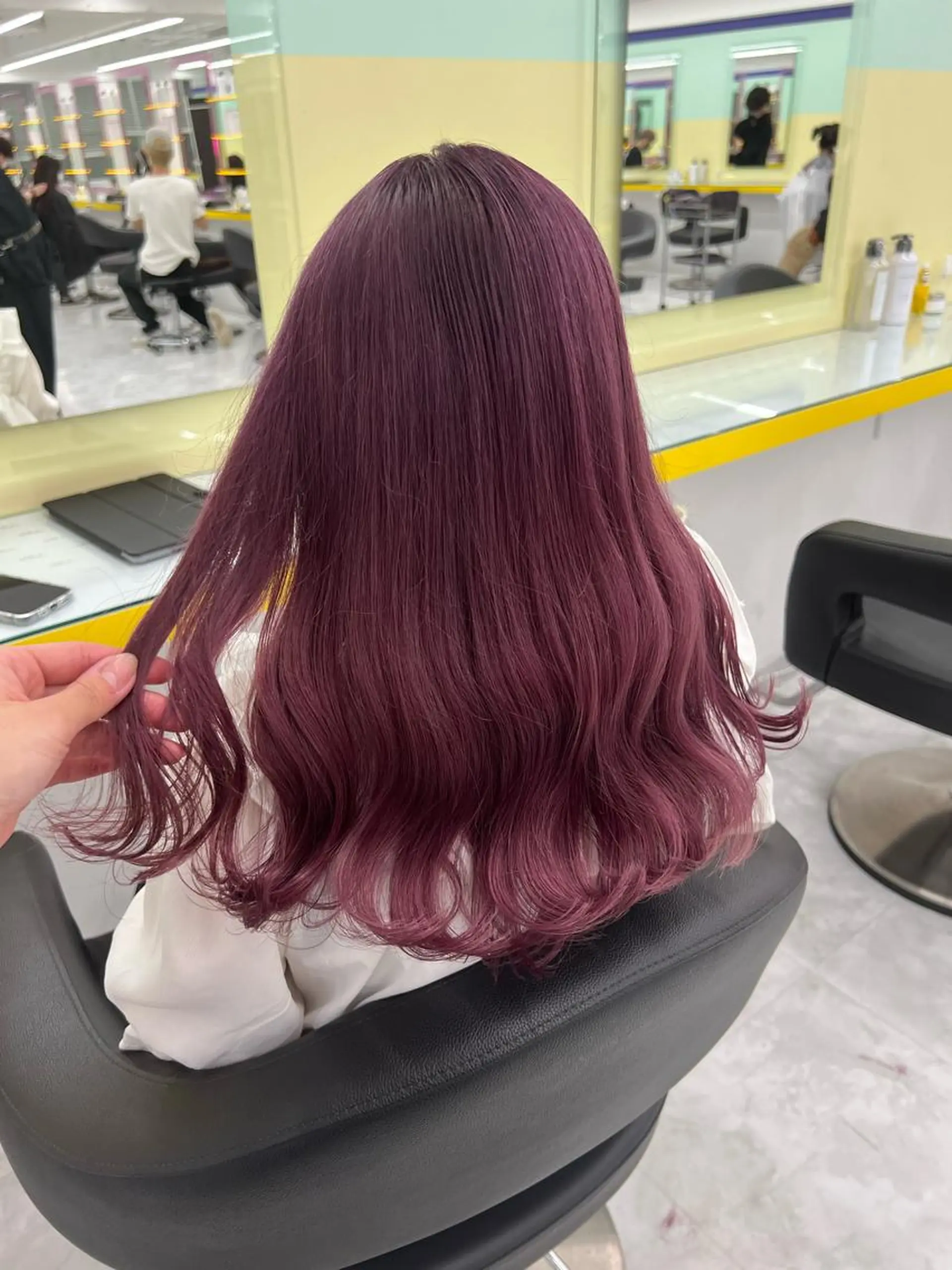 ロング カラー ヘアカラー トリートメント ヘアセット 💗横浜美容室 💗HARUNAのヘアスタイル