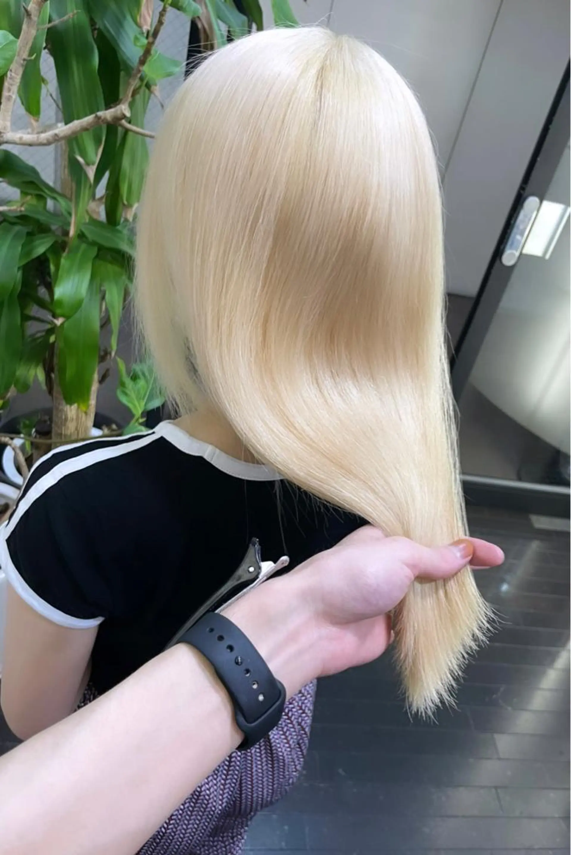 セミロング ヘアカラー 有人/バレイヤージュ /シャドールーツのヘアスタイル