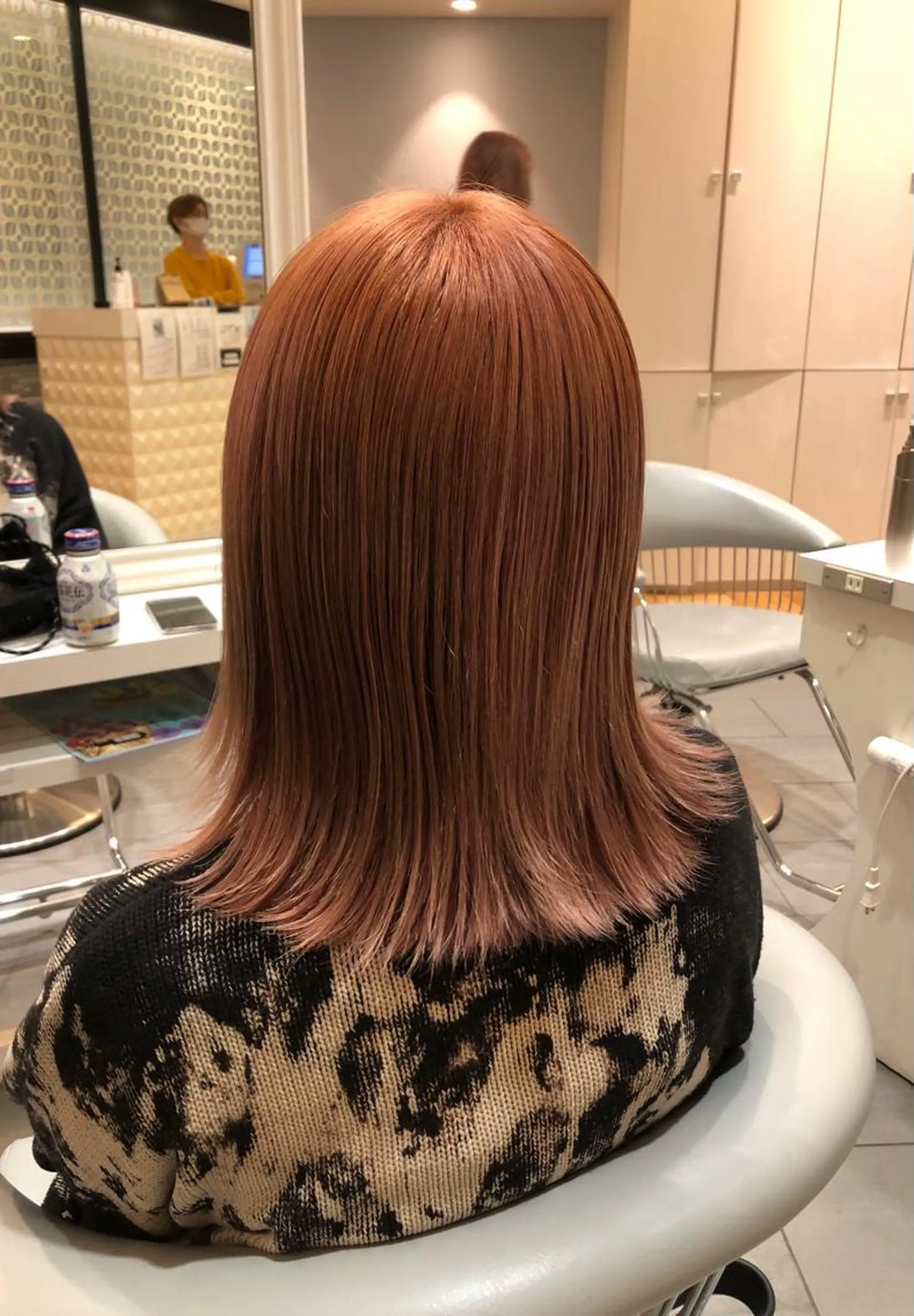 ミディアム FLAPPER所属・ハイトーンカラー /パーマ/亀井のヘアスタイル