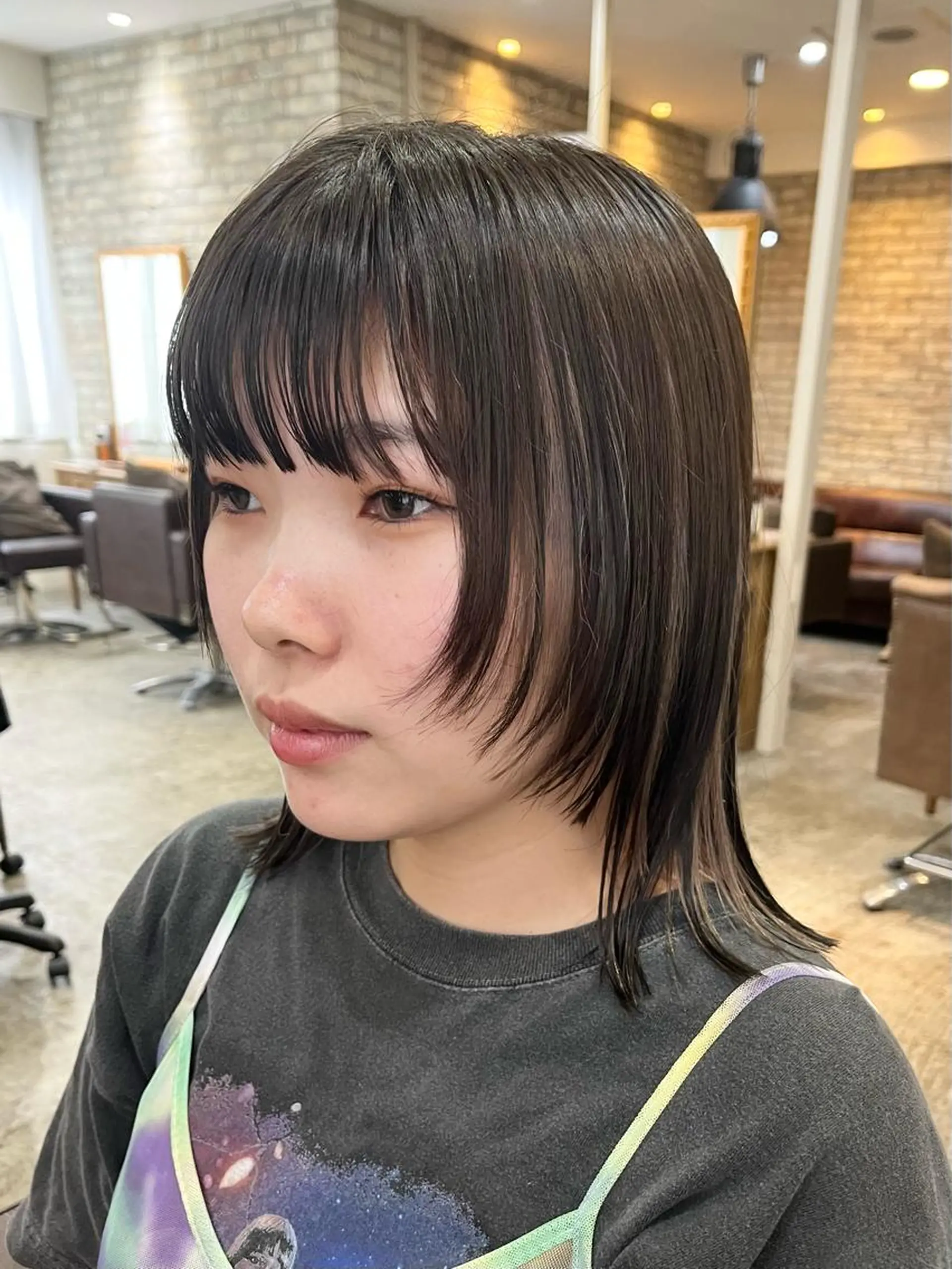 ミディアム カット ヘアカラー ショートスタイル /tomo.のヘアスタイル