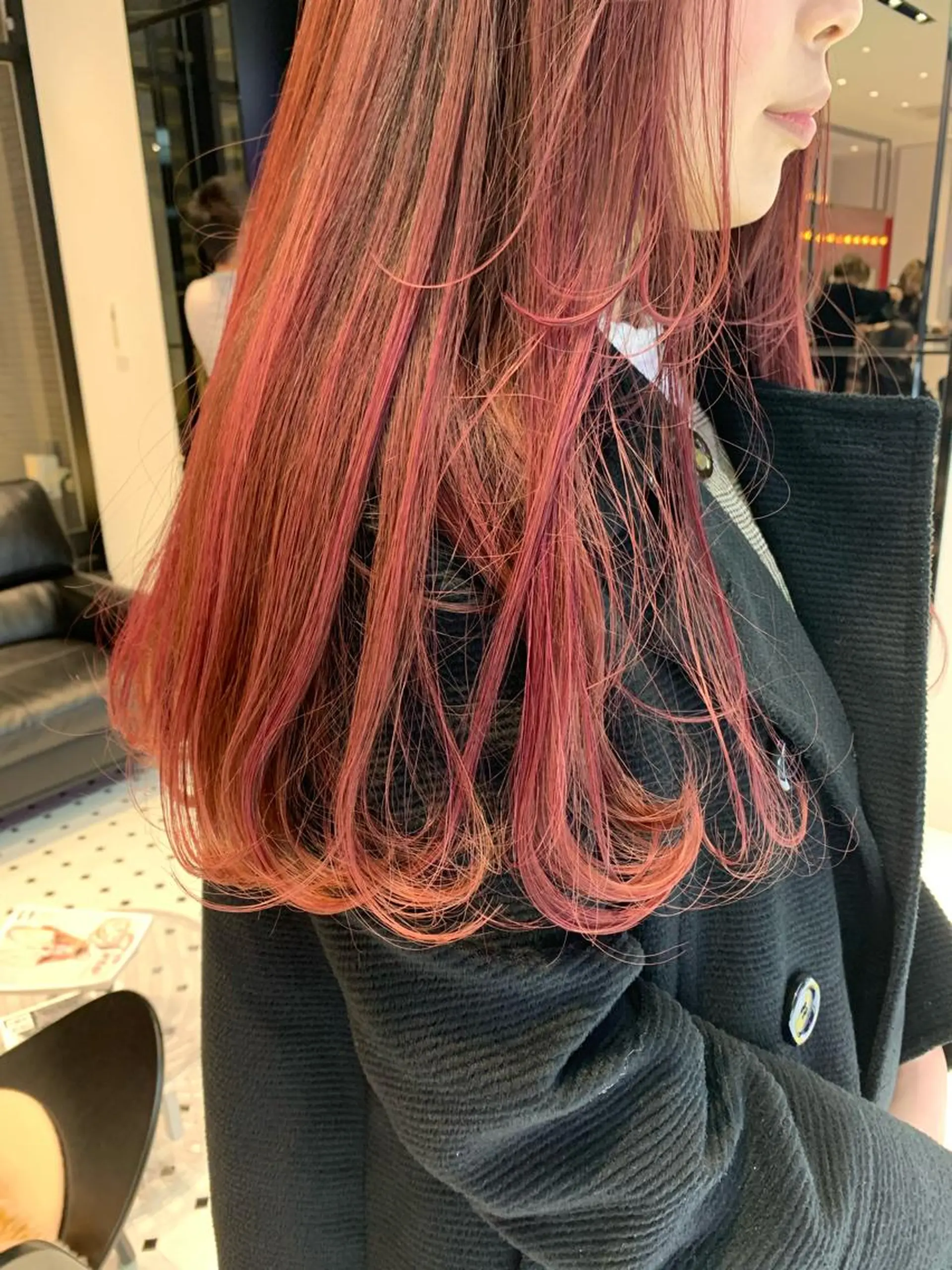 ロング カラー ハッシュカット/ハイ トーン/MANAMIのヘアスタイル