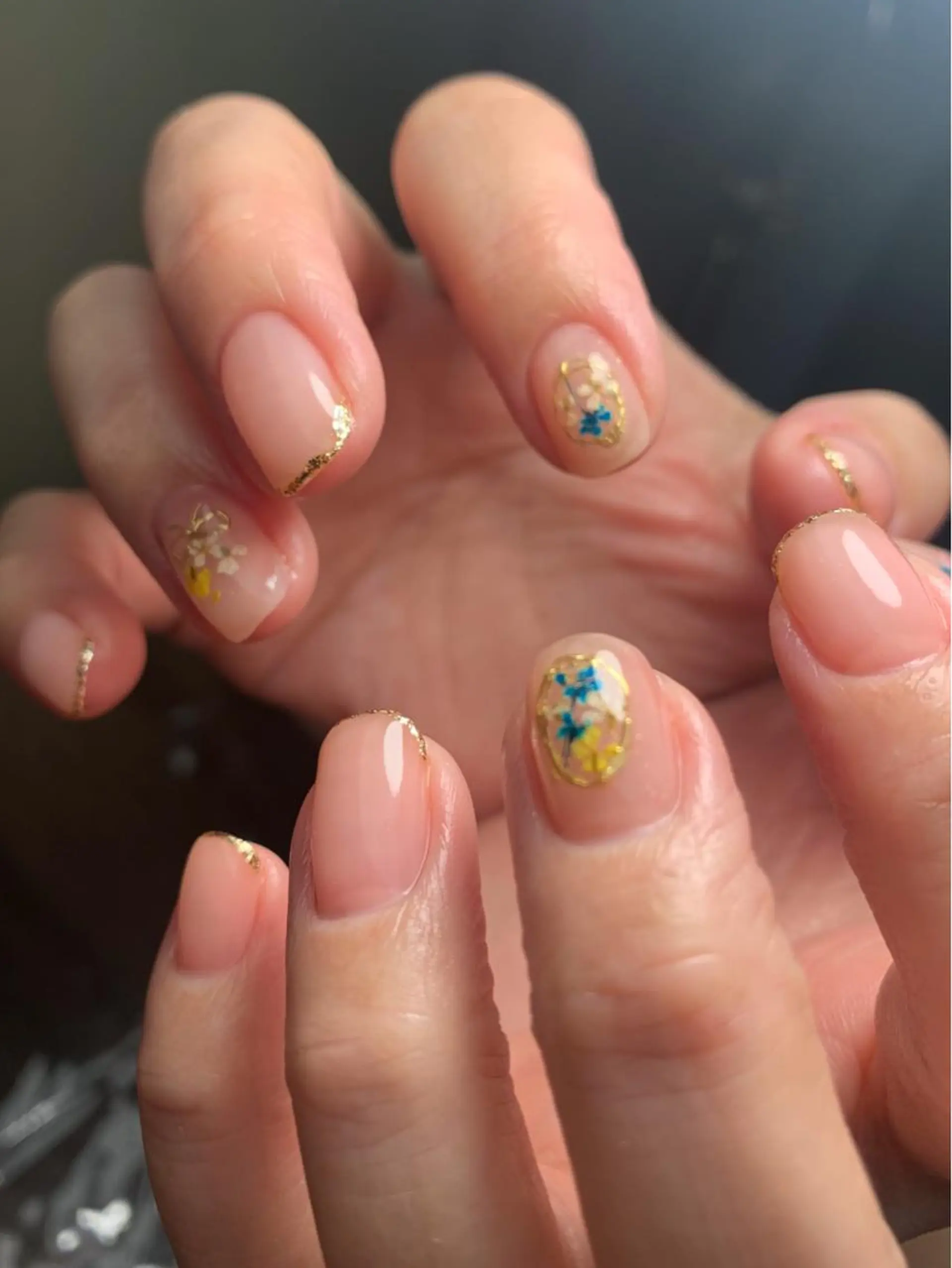 ネイル 春ネイル ハンドネイル ハンドケア 木村 千晴のネイルデザイン