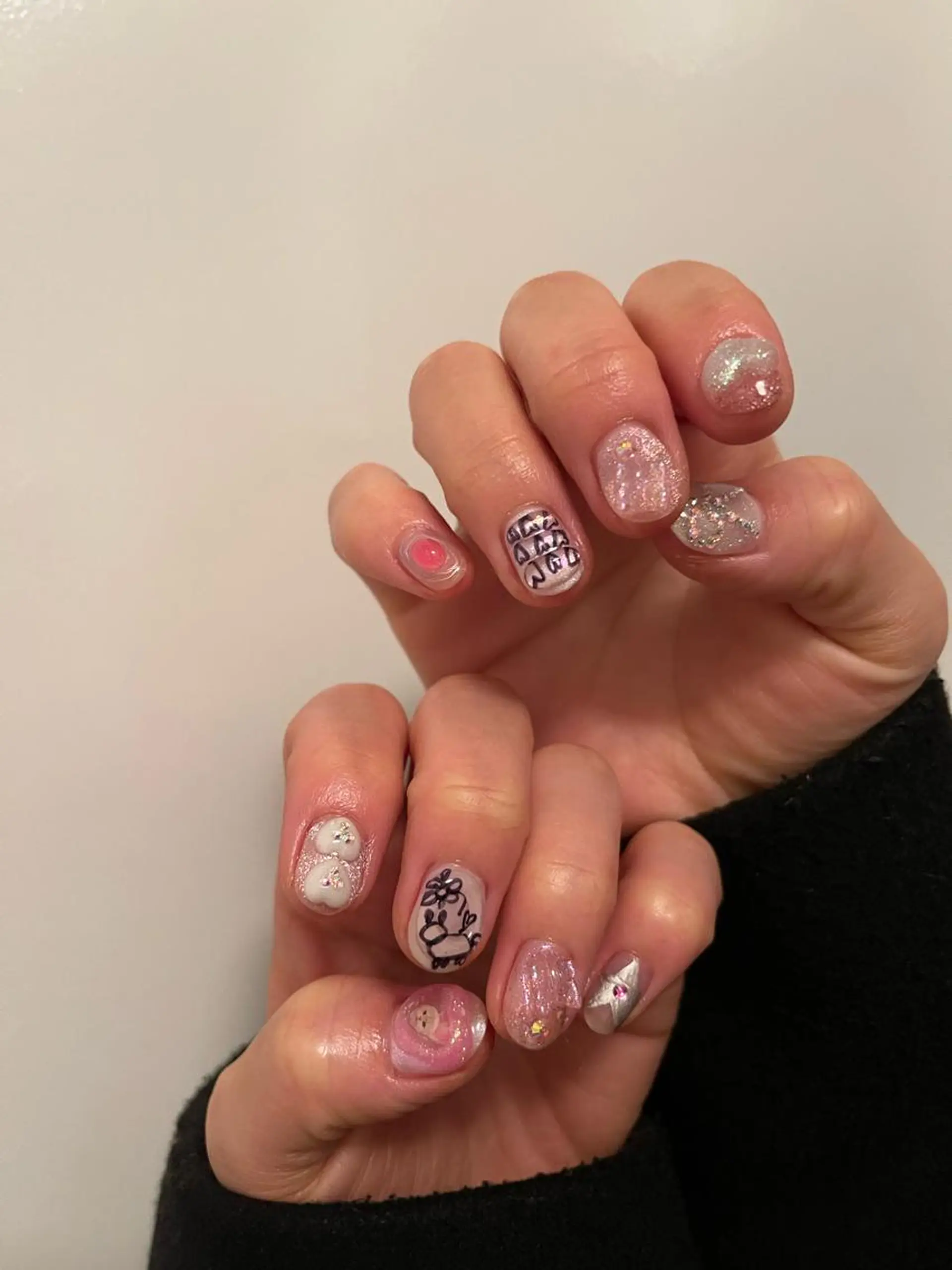 ネイル 8113 海外/y2k/韓国のネイルデザイン