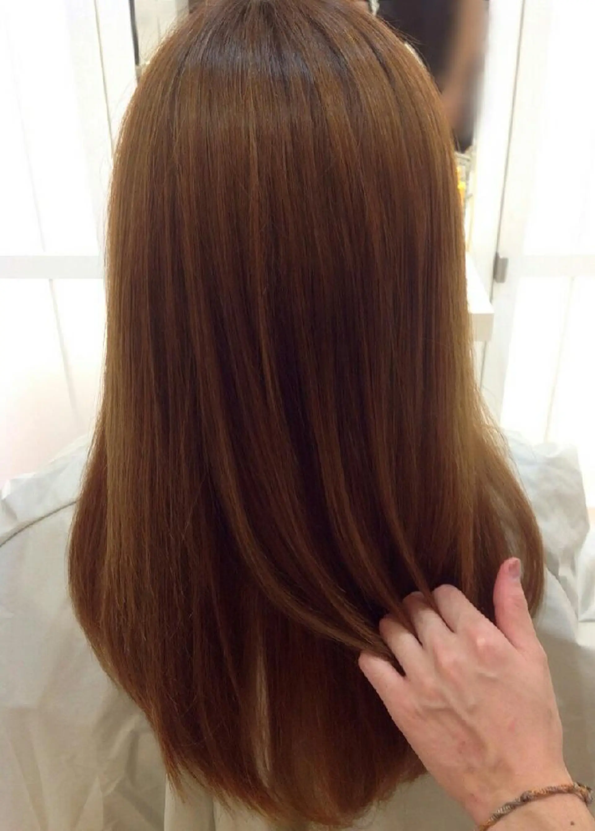 パーマ ロング 須賀 一美のヘアスタイル