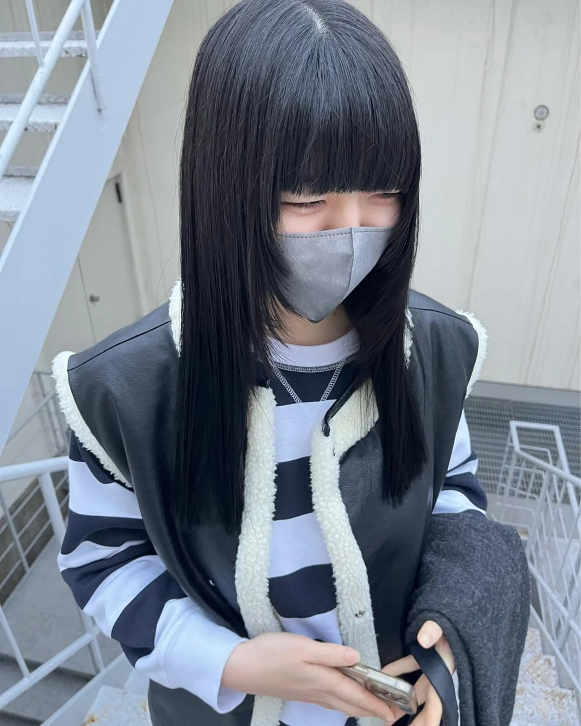 ロング ﾊｲﾄｰﾝ/ｼｮｰﾄ 村上淳乃🐥のヘアスタイル