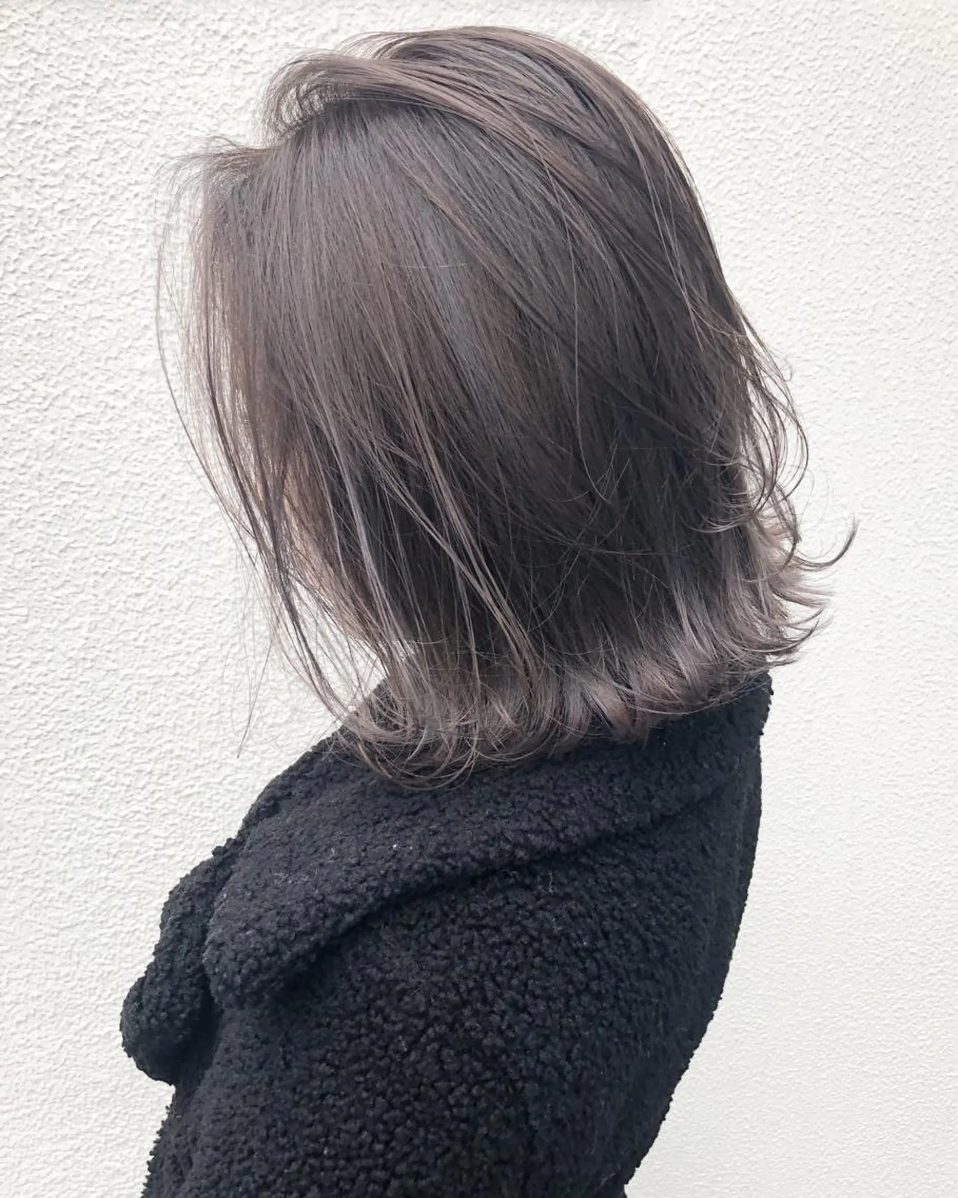 ショート カラー グレージュ レイヤーカット BLend 渋谷のヘアスタイル