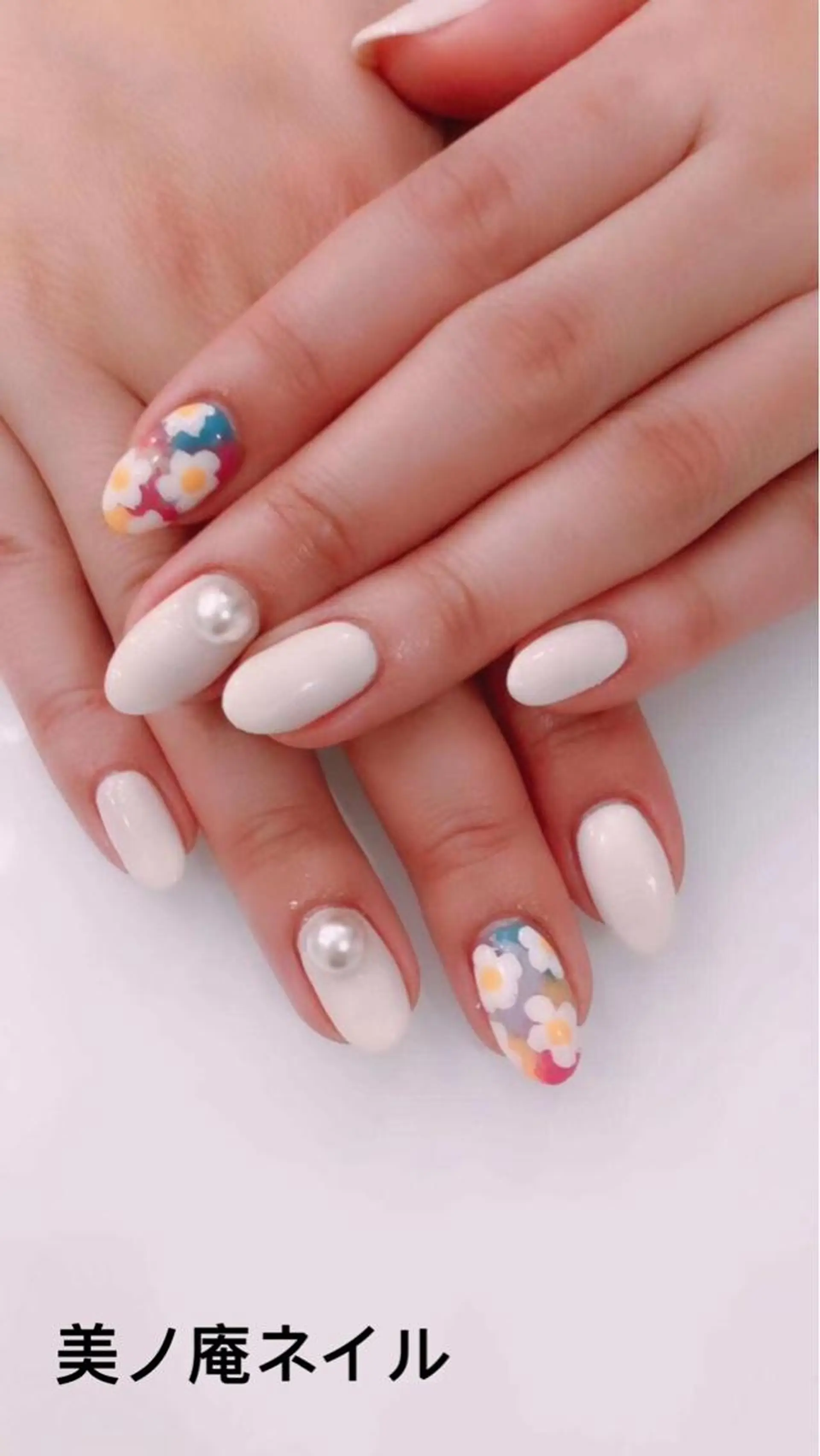 ネイル ハンドネイル ハンドケア 美ノ庵ネイルサロン メトロポリタン前店のネイルデザイン