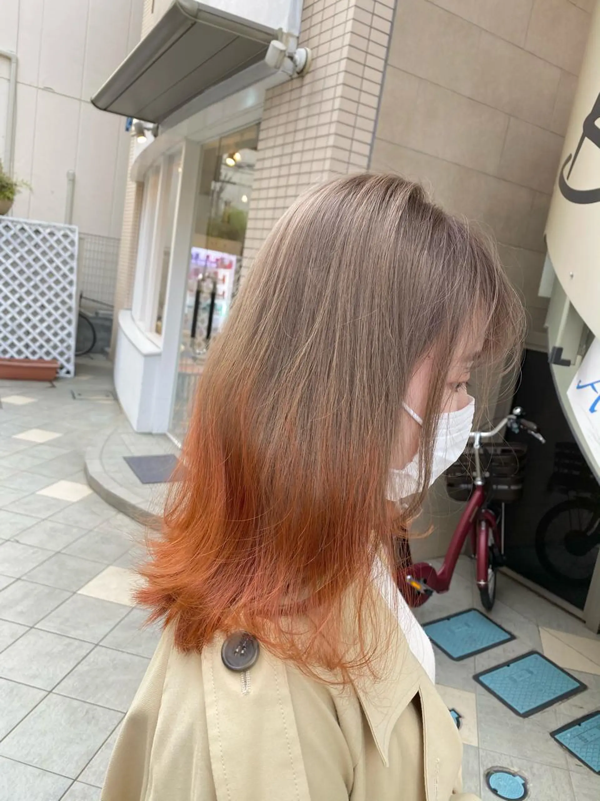 ミディアム ヘアカラー トリートメント 奥井 将希のヘアスタイル