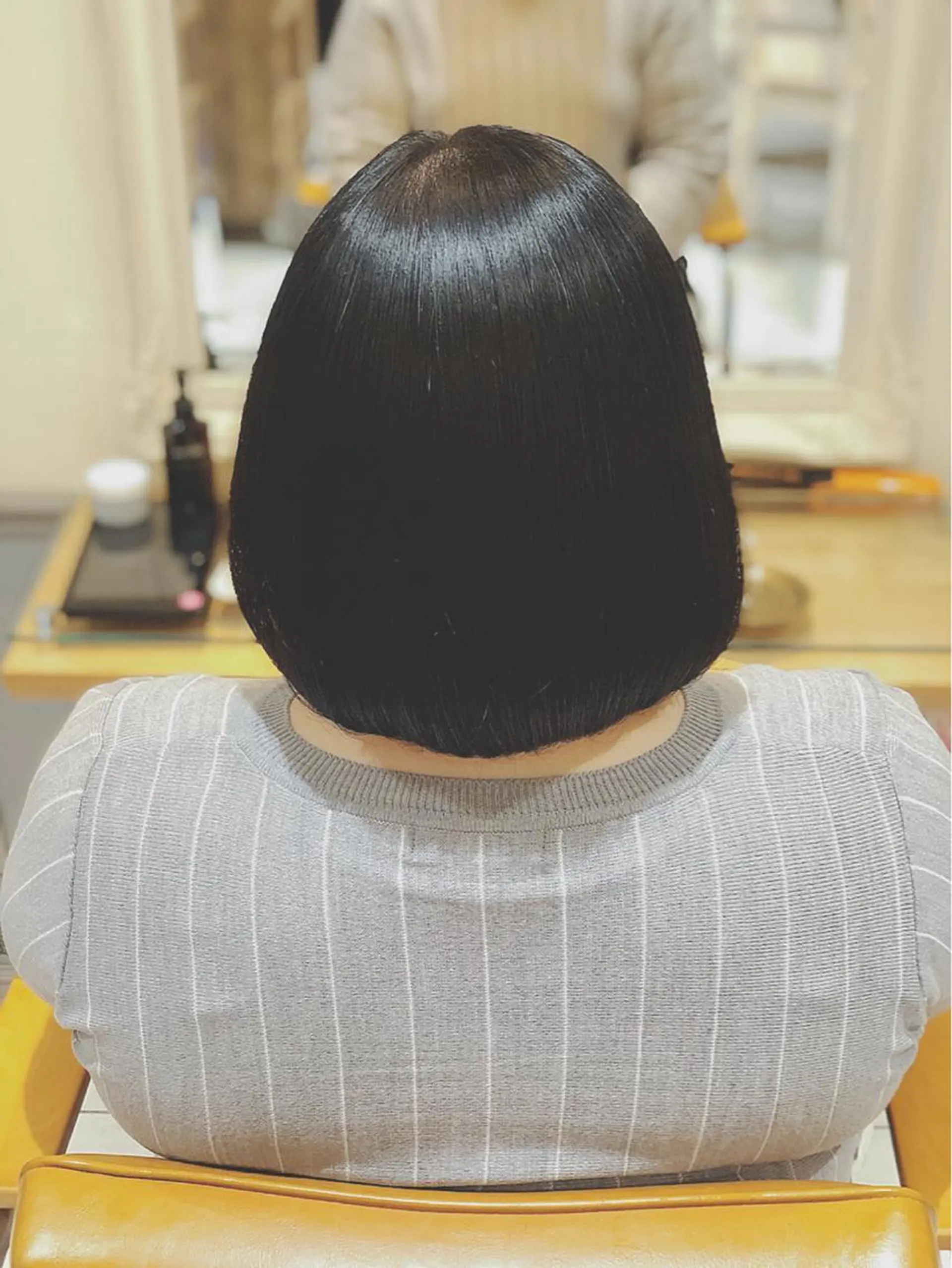 ミディアム ショートボブ ボブ カット MeL 横浜/ MIHOのヘアスタイル