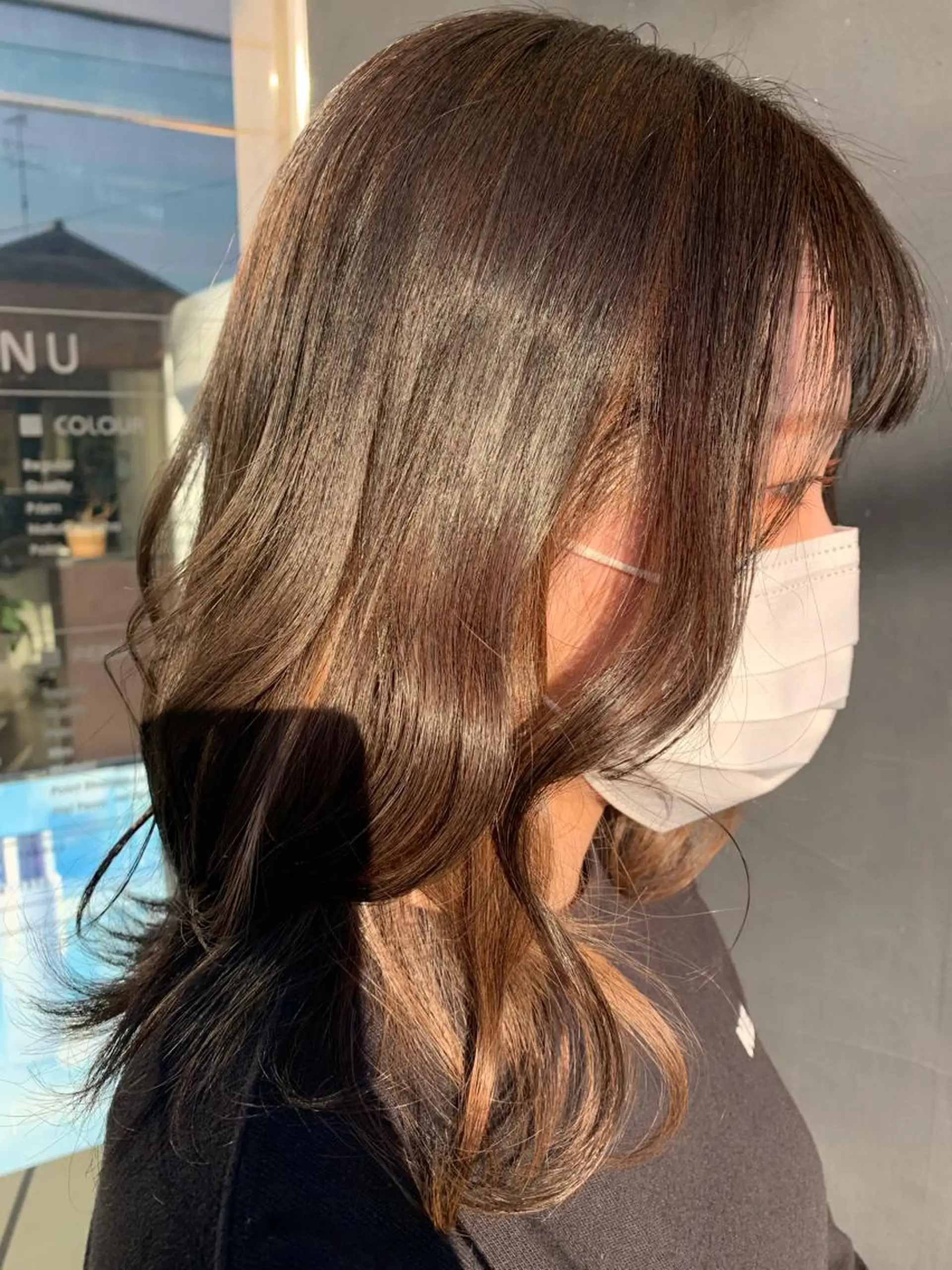 ミディアム ヘアカラー Aya/四条烏丸/ インナーカラーのヘアスタイル