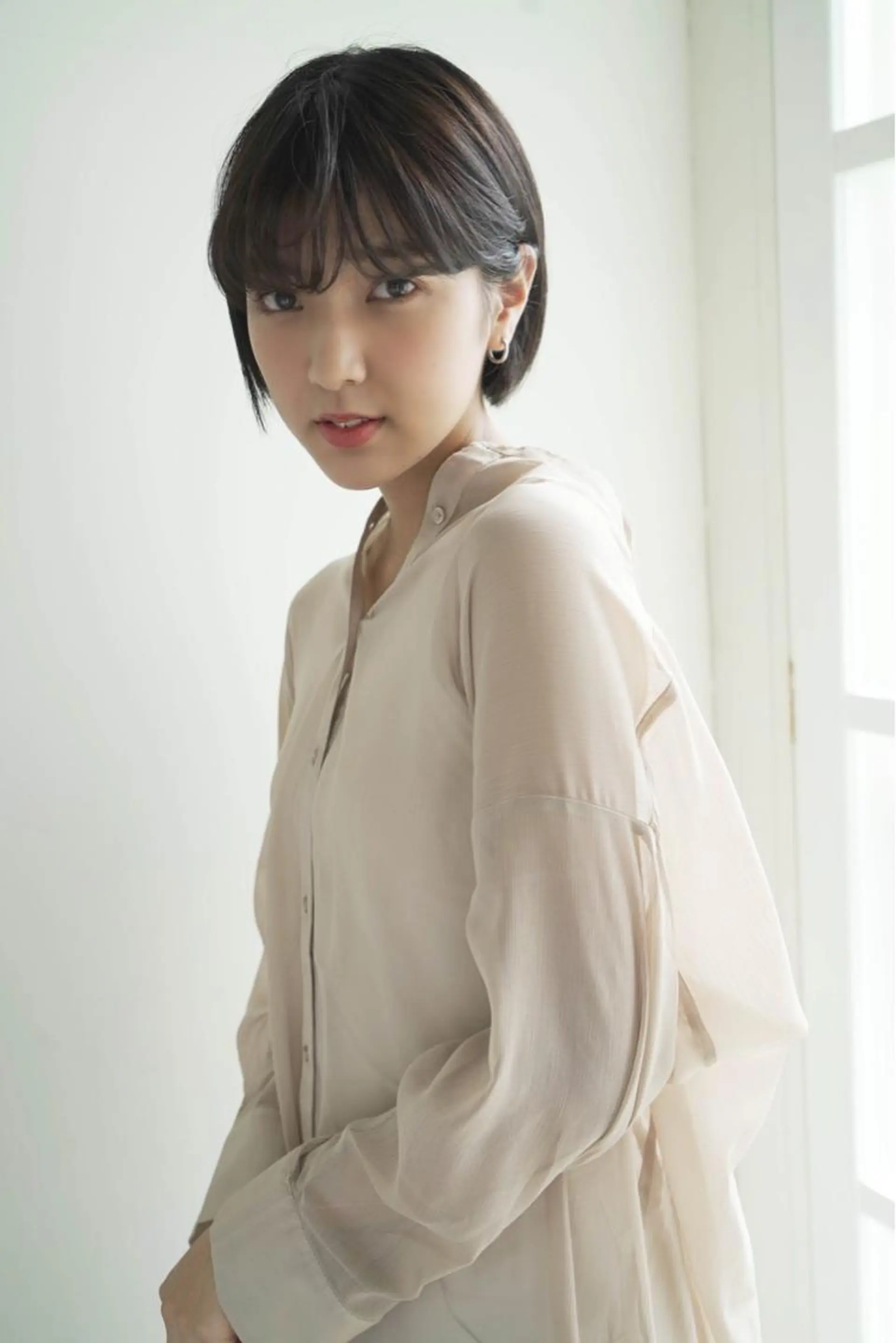 ショート カラー 京都大人女性ショート 徒歩1分/秋山のヘアスタイル