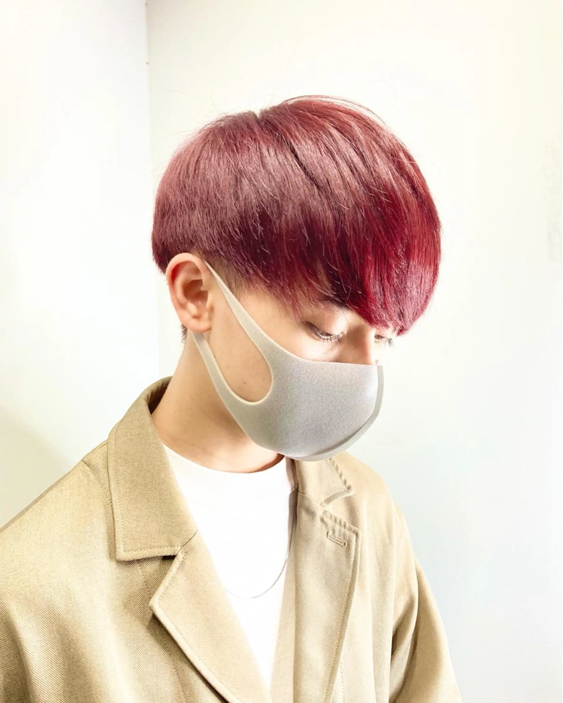 カラー メンズ 透明感ハイトーン☆ 今津 佑太のヘアスタイル