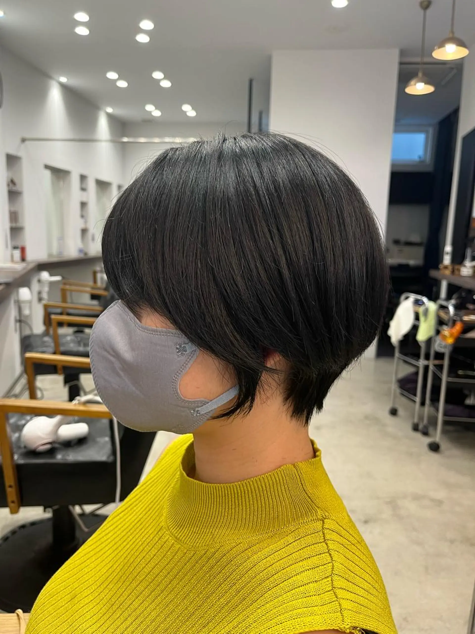 ショート カラー パーマ 香取 康平のヘアスタイル