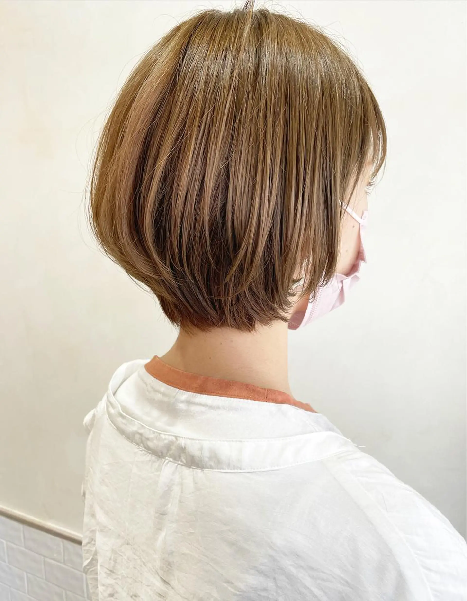 ショート sherry【シェリー】所属・miho 大国町 柔らかハイトーン💛のヘアスタイル