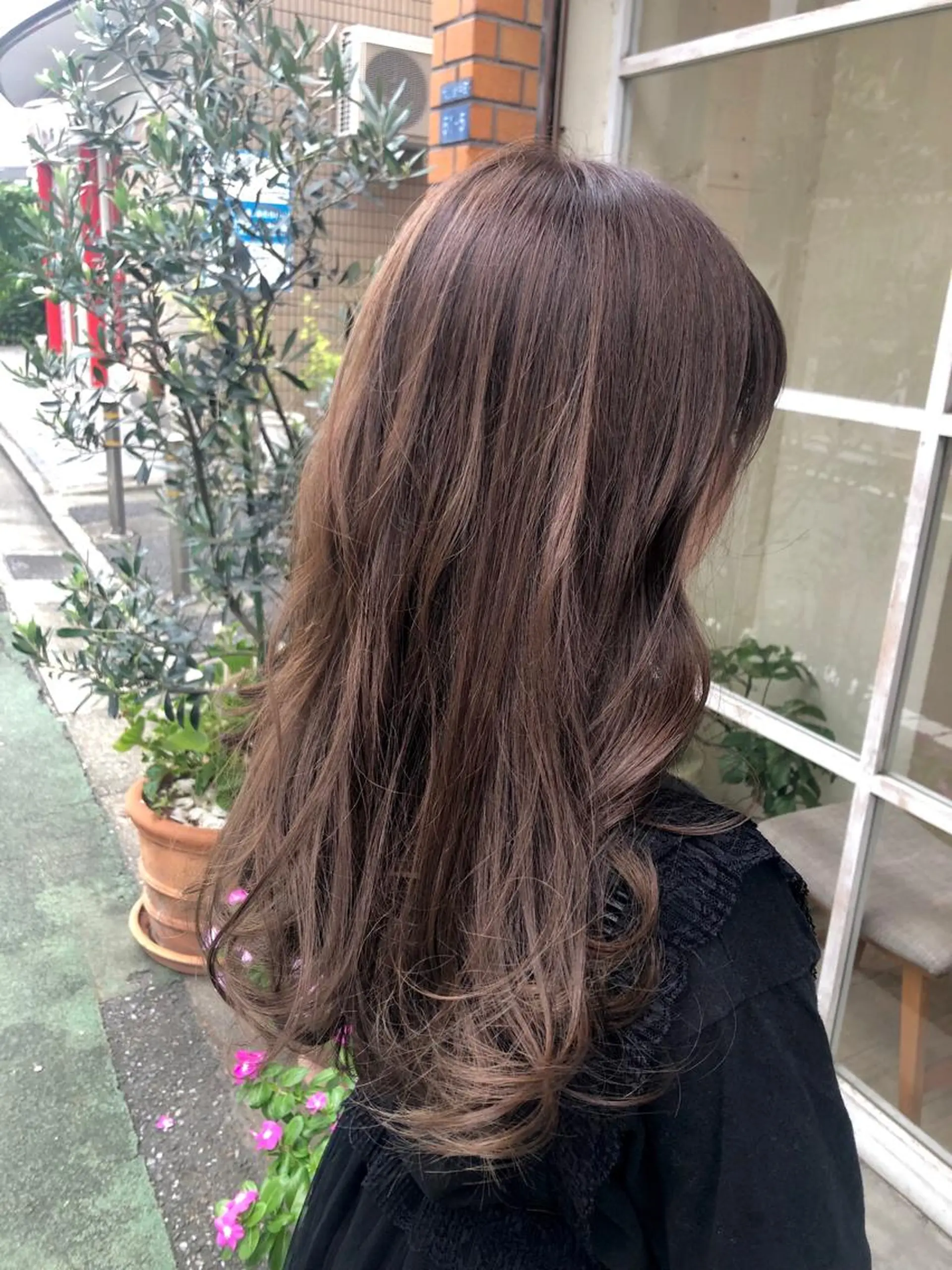 ロング カラー 髪質改善 🎖さえきはるかのヘアスタイル