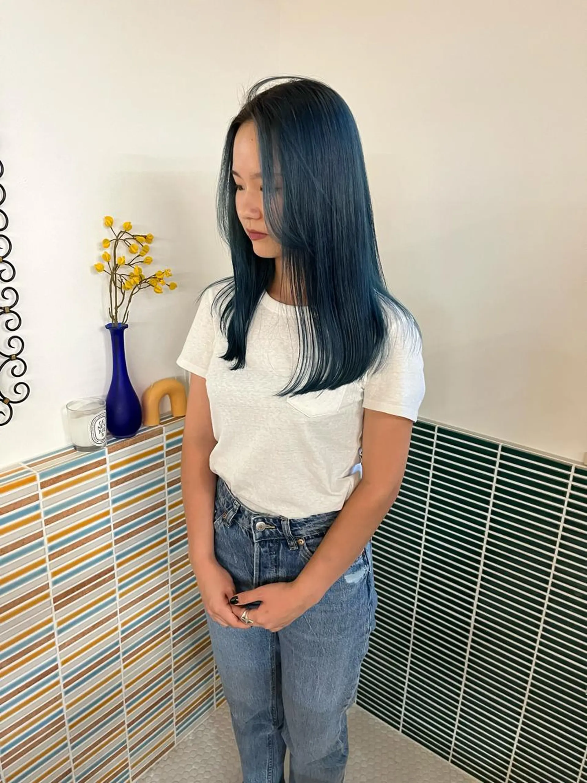 ロング カラー ブリーチ ヘアカラー トリートメント 🩷ハイトーン透明感 レイヤー🩷ユリカのヘアスタイル