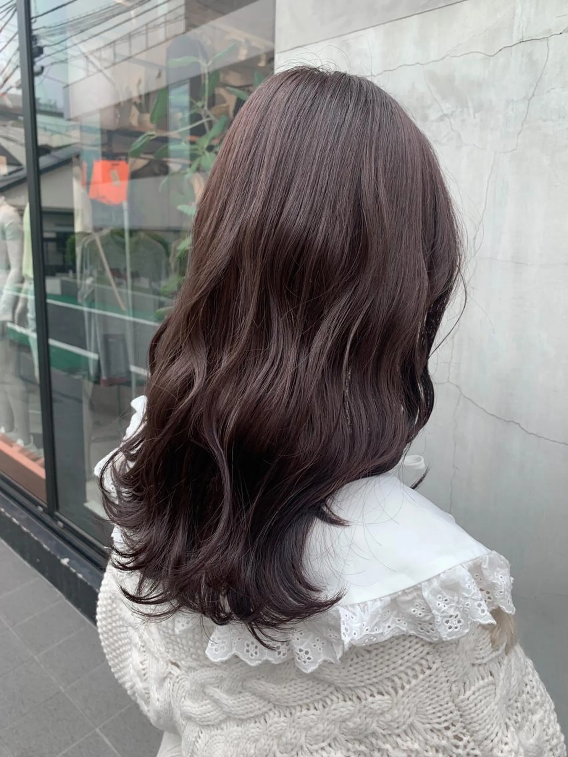 セミロング カラー ヘアアレンジ カット ヘアカラー トリートメント yuka .のヘアスタイル