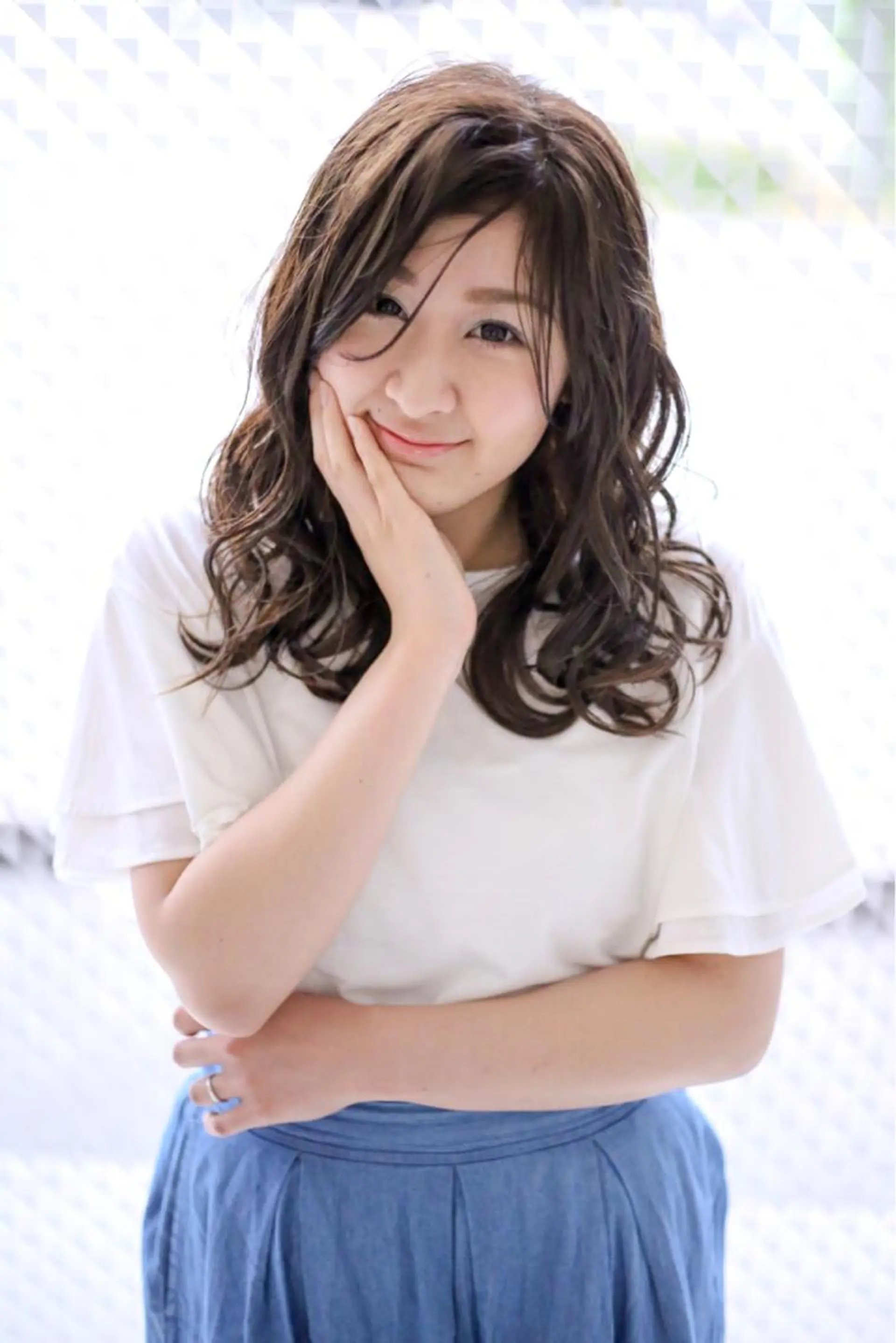 ロング 伊藤 裕貴のヘアスタイル