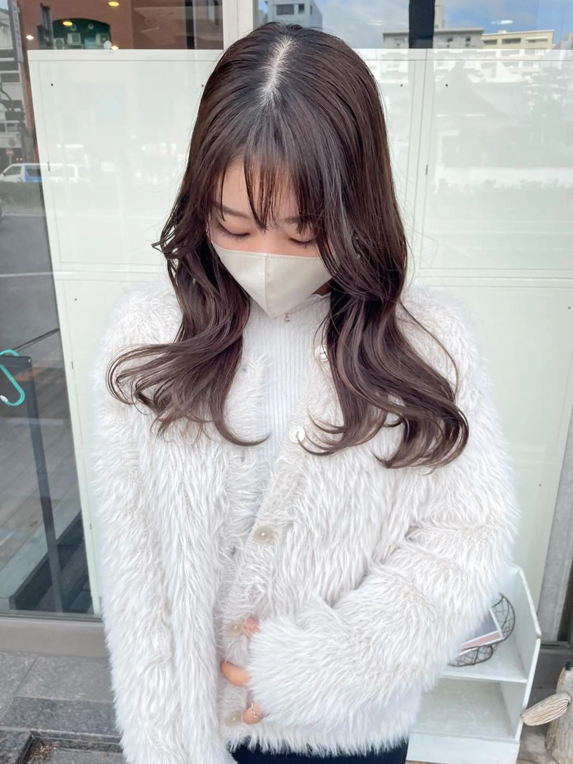 セミロング カラー 高橋 みく/ minim 暖色のヘアスタイル