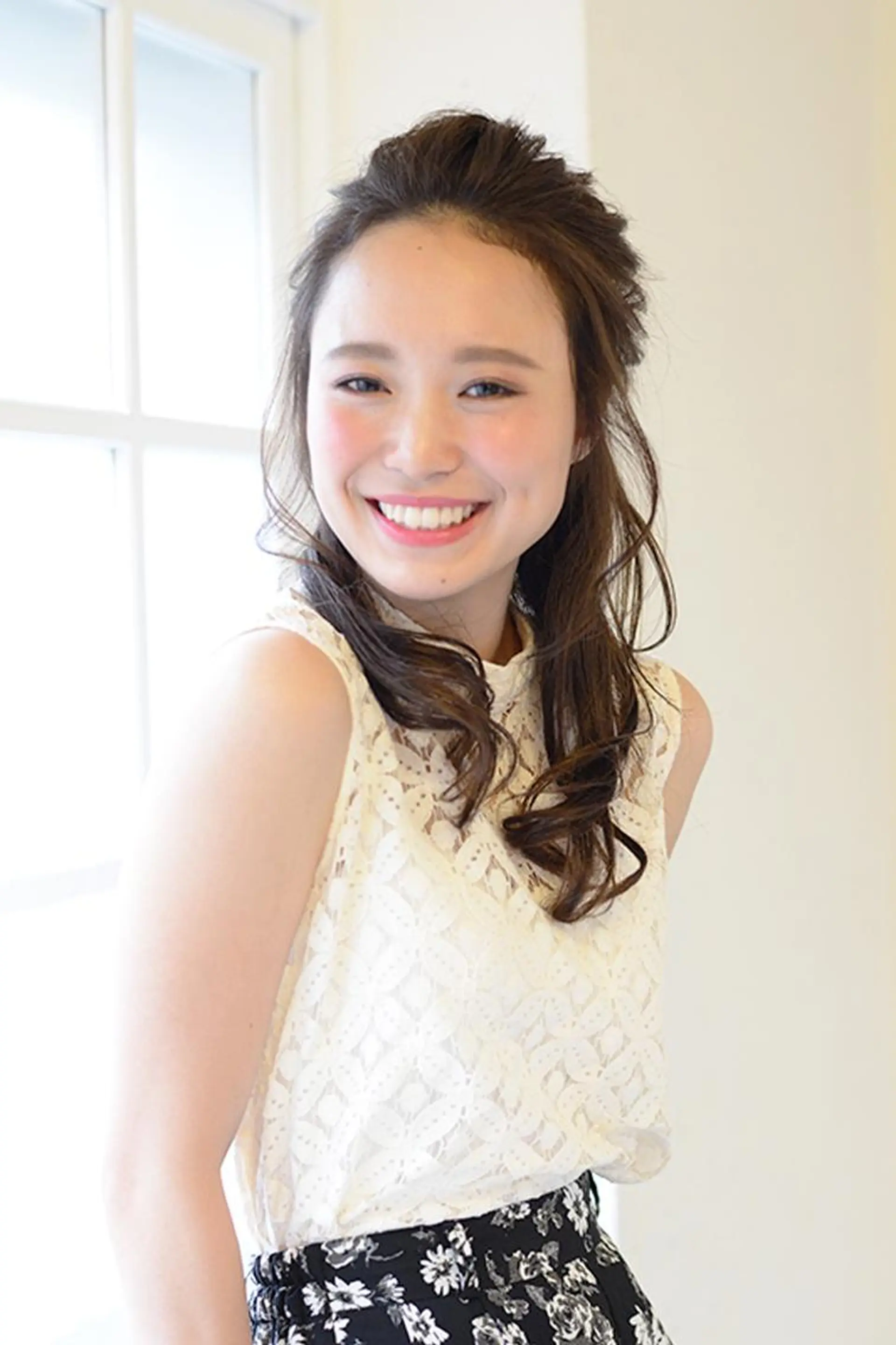 ロング カラー パーマ ヘアアレンジ 倉橋 俊輔のヘアスタイル