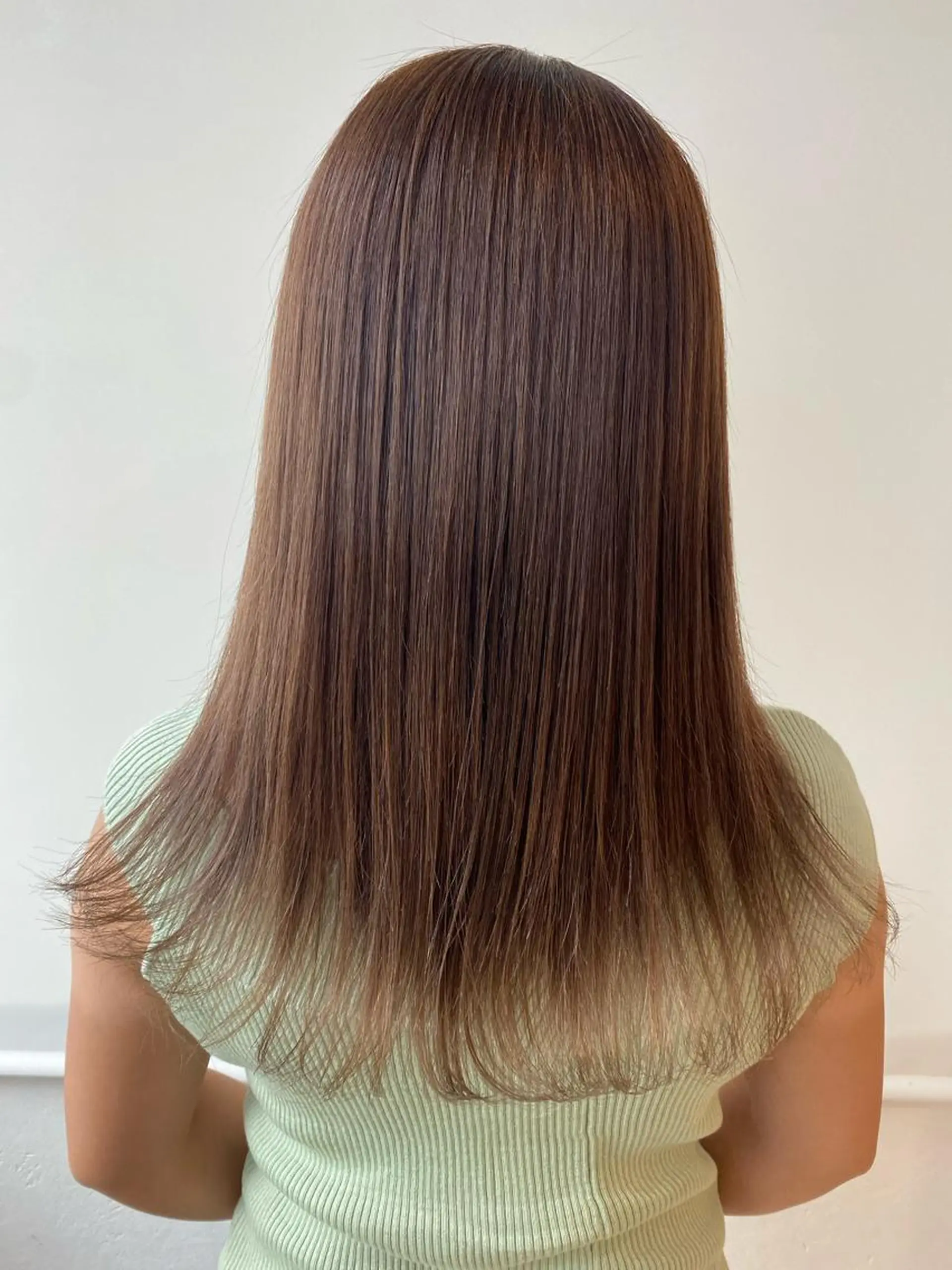 セミロング 髪質改善 縮毛矯正 トリートメント カット 縮毛矯正 トリートメント ATRAS hair Bezia所属・波濤 優季のヘアスタイル