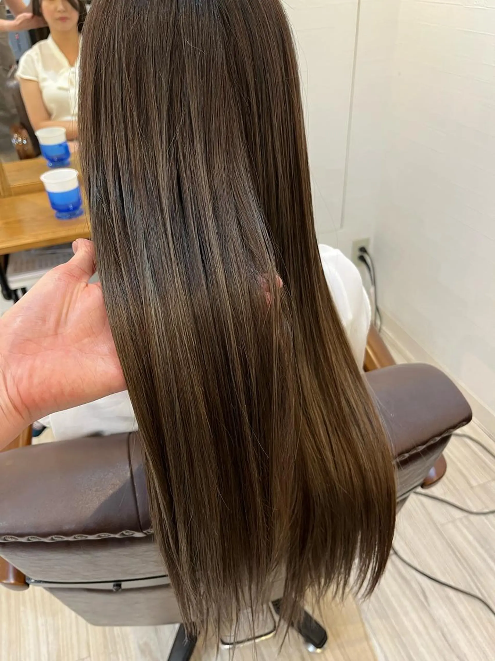 ロング 髪質改善 レイヤーカット トリートメント 髪質改善✨透明感 Kaoriのヘアスタイル