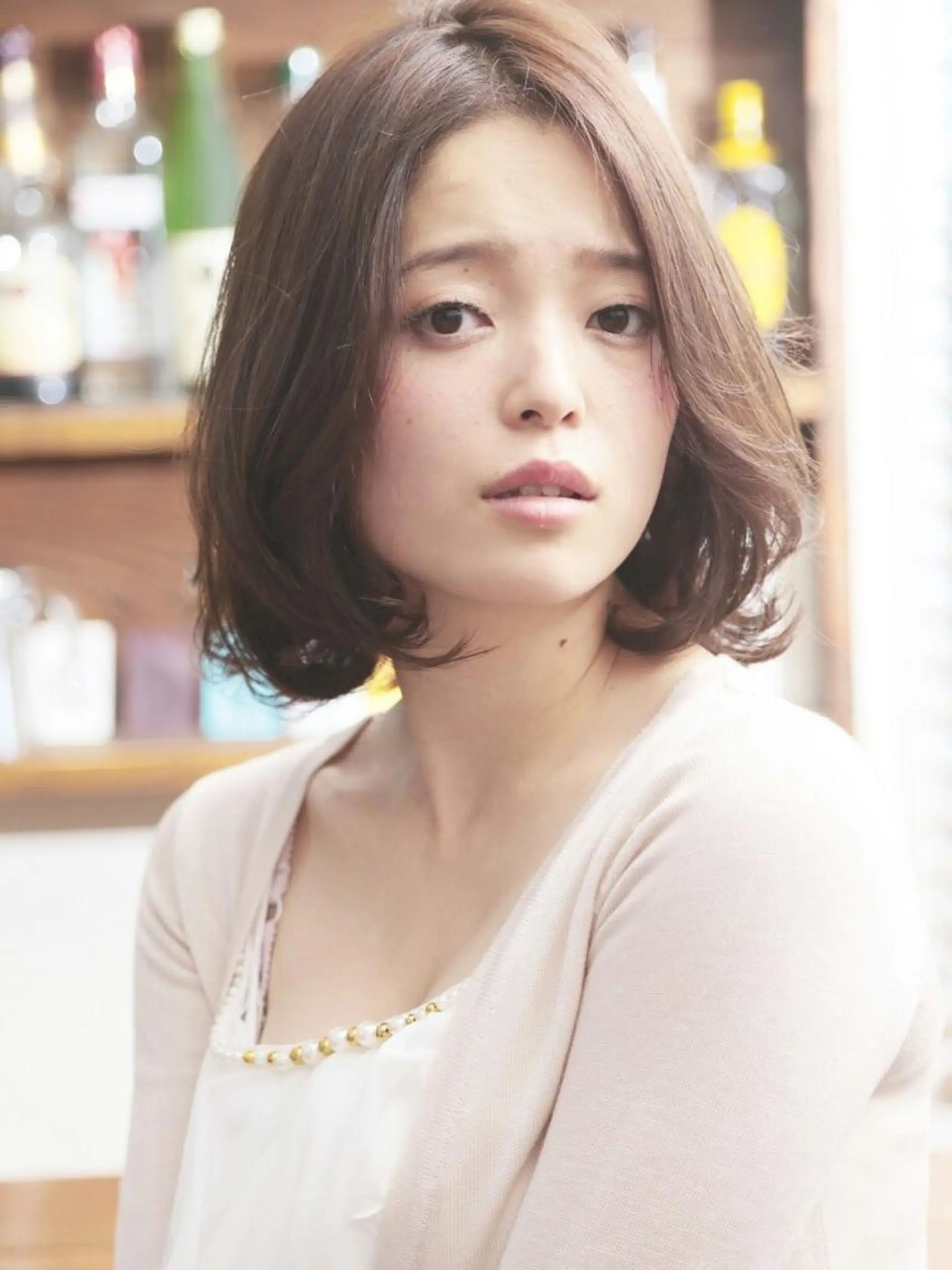 カラー パーマ ショート こせき えみのヘアスタイル