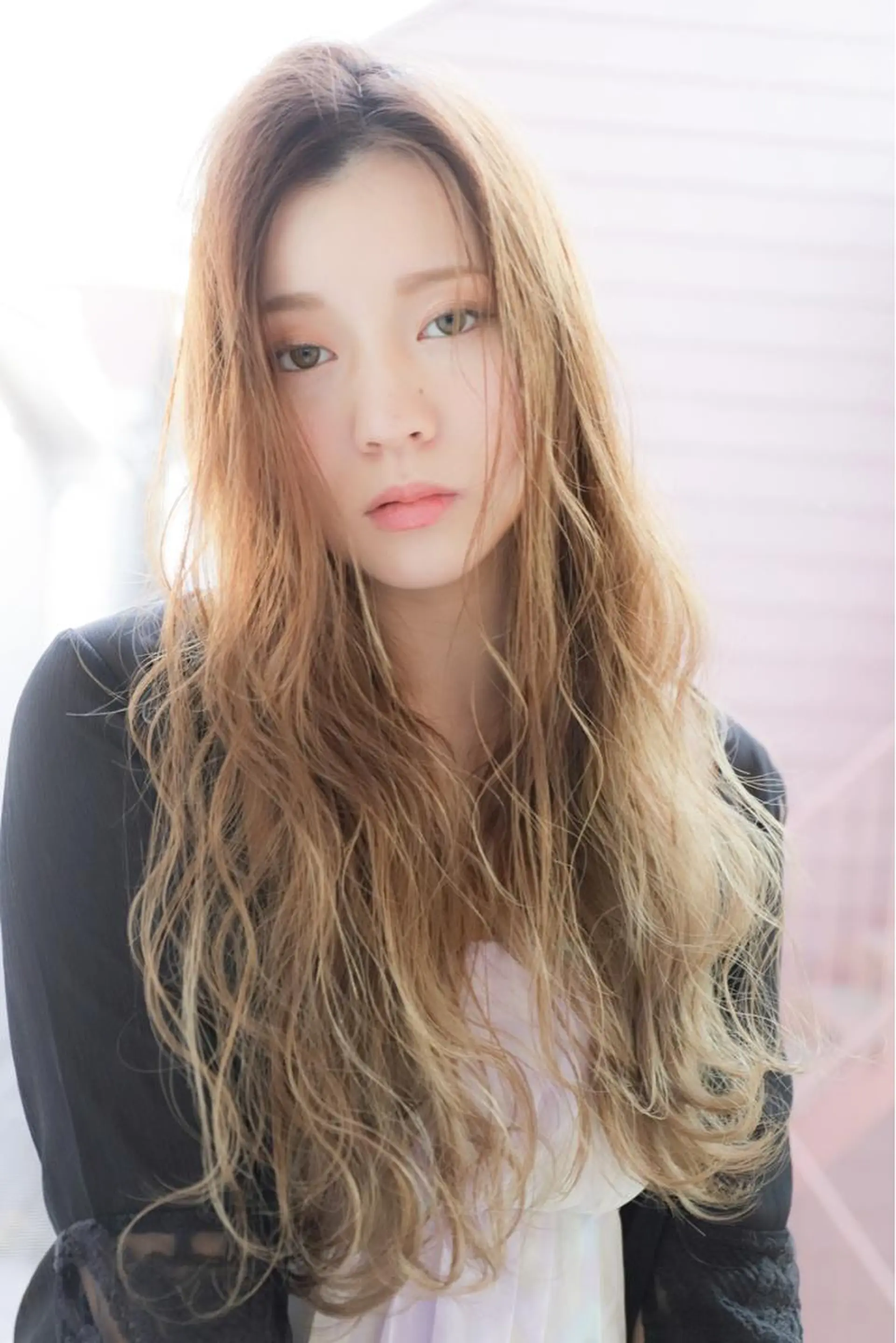 ロング カラー カット ヘアカラー トリートメント Crystal 船橋のヘアスタイル