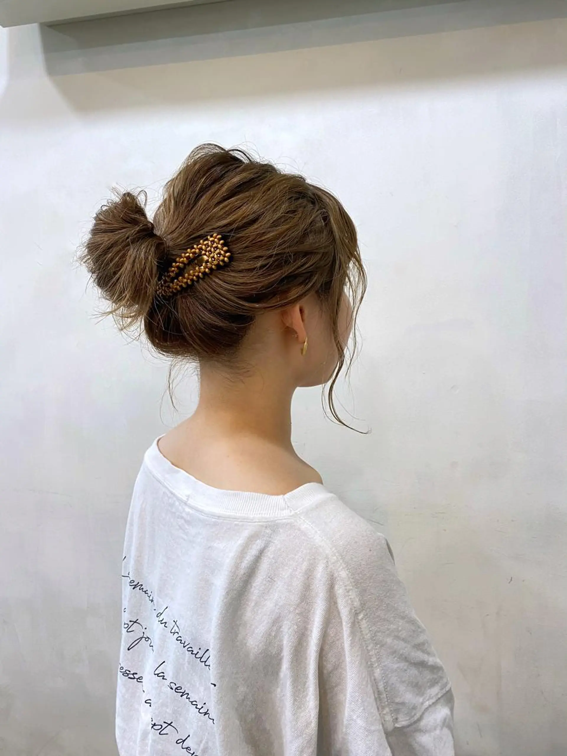 ミディアム カラー ハイライトカラー ハイライト 進 詩織のヘアスタイル