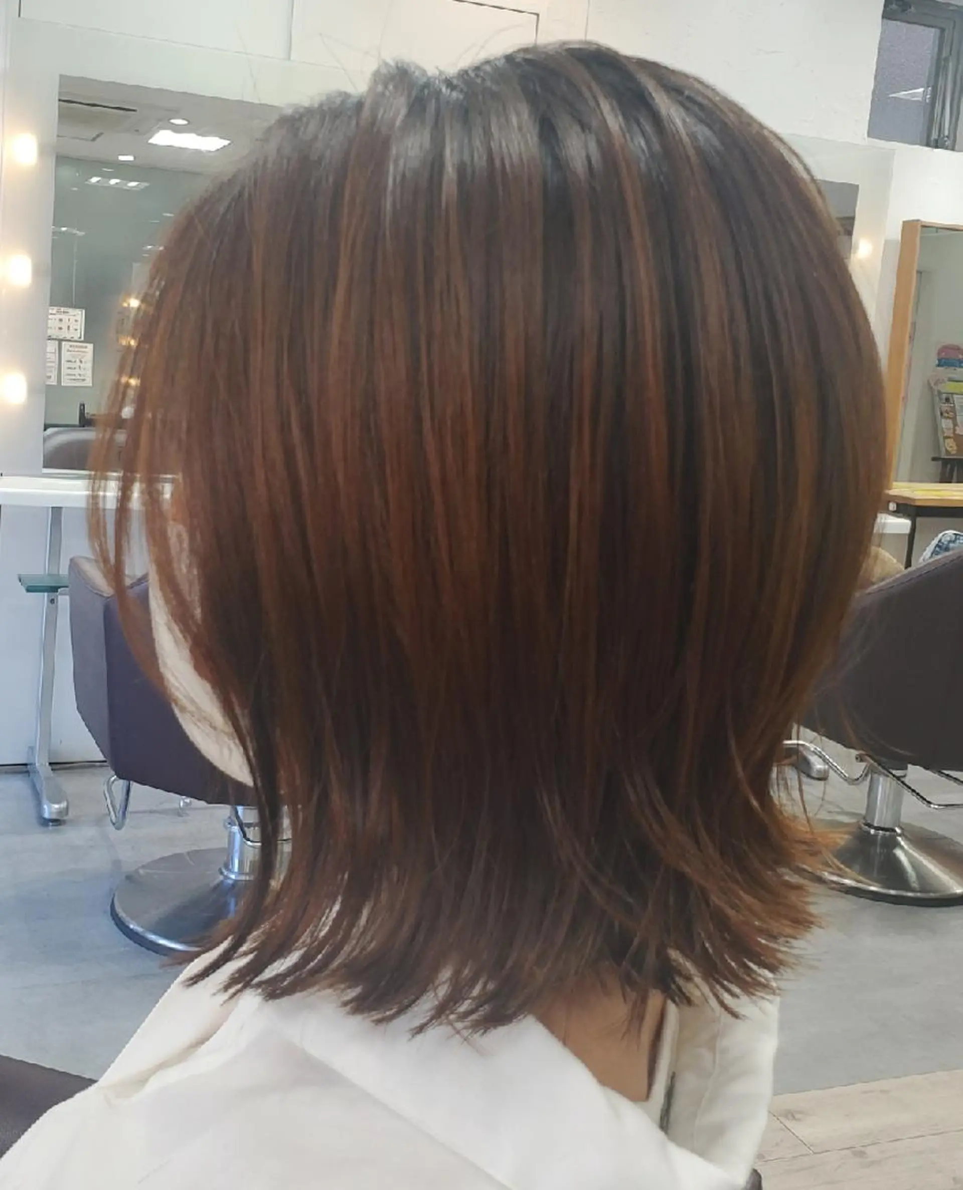 ショート ボブ 外ハネヘア Neuk所属・髪質改善/白髪ぼかし SHIONのヘアスタイル