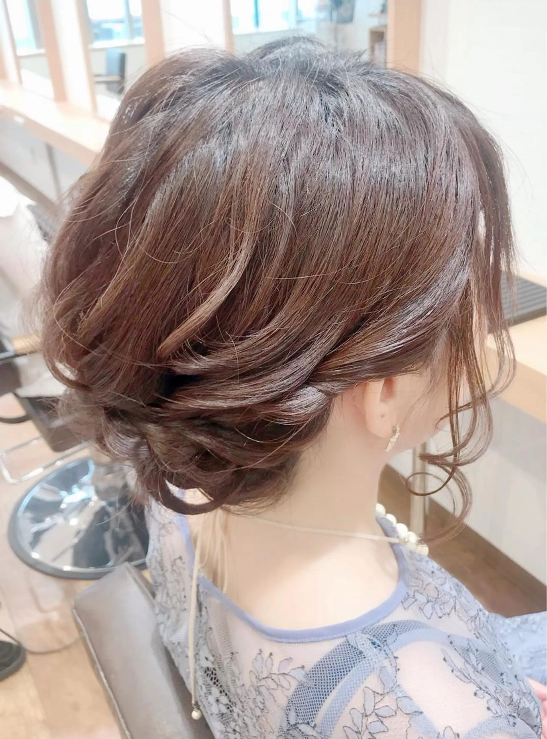 セミロング ヘアアレンジ ヘアセット GRANLUSSO 〜グランルッソ駅前店所属・木口 嘉美のヘアスタイル
