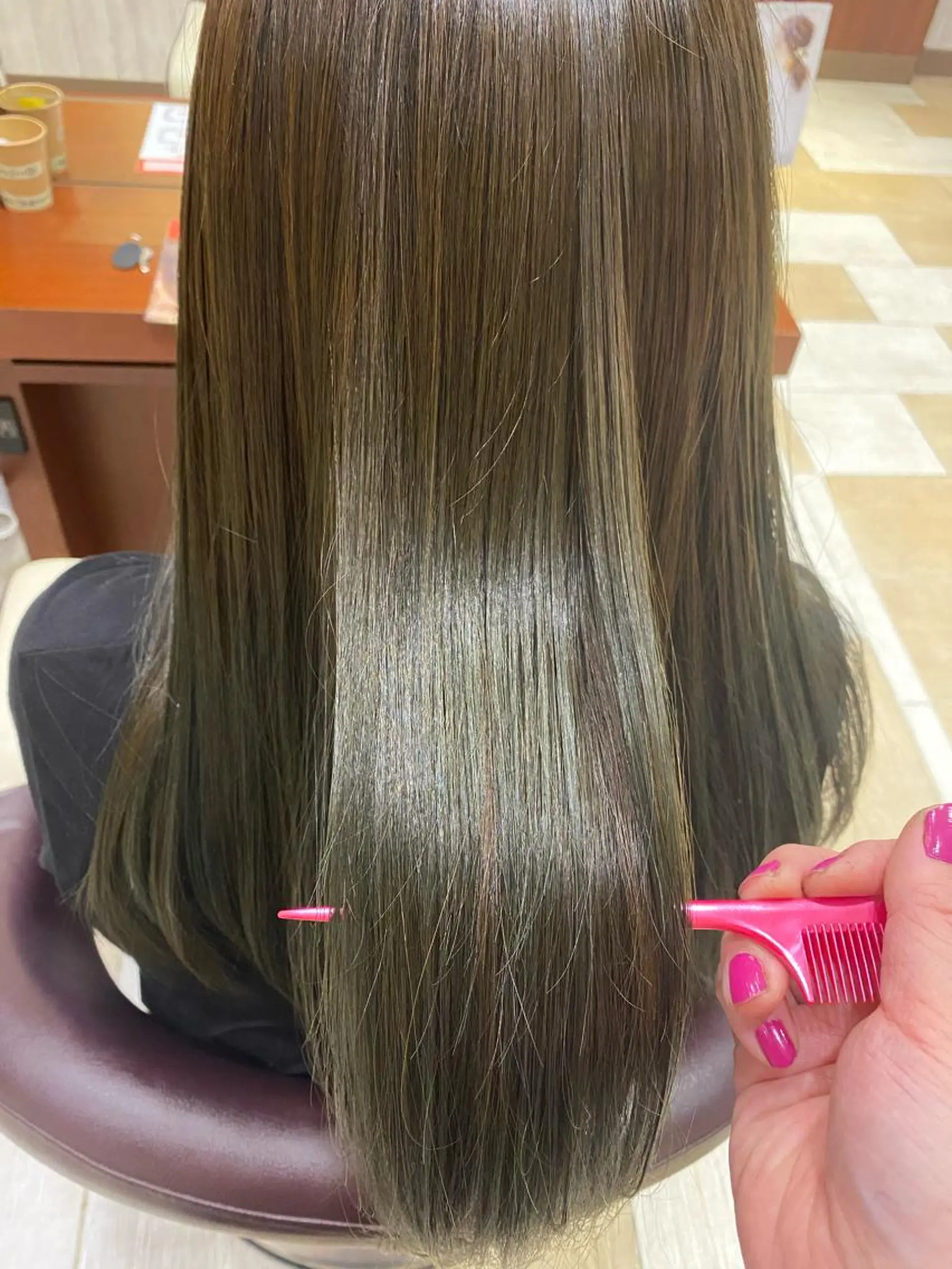 ロング カラー カット ヘアカラー トリートメント 🦋店長🦋 ほんさわ みずきのヘアスタイル