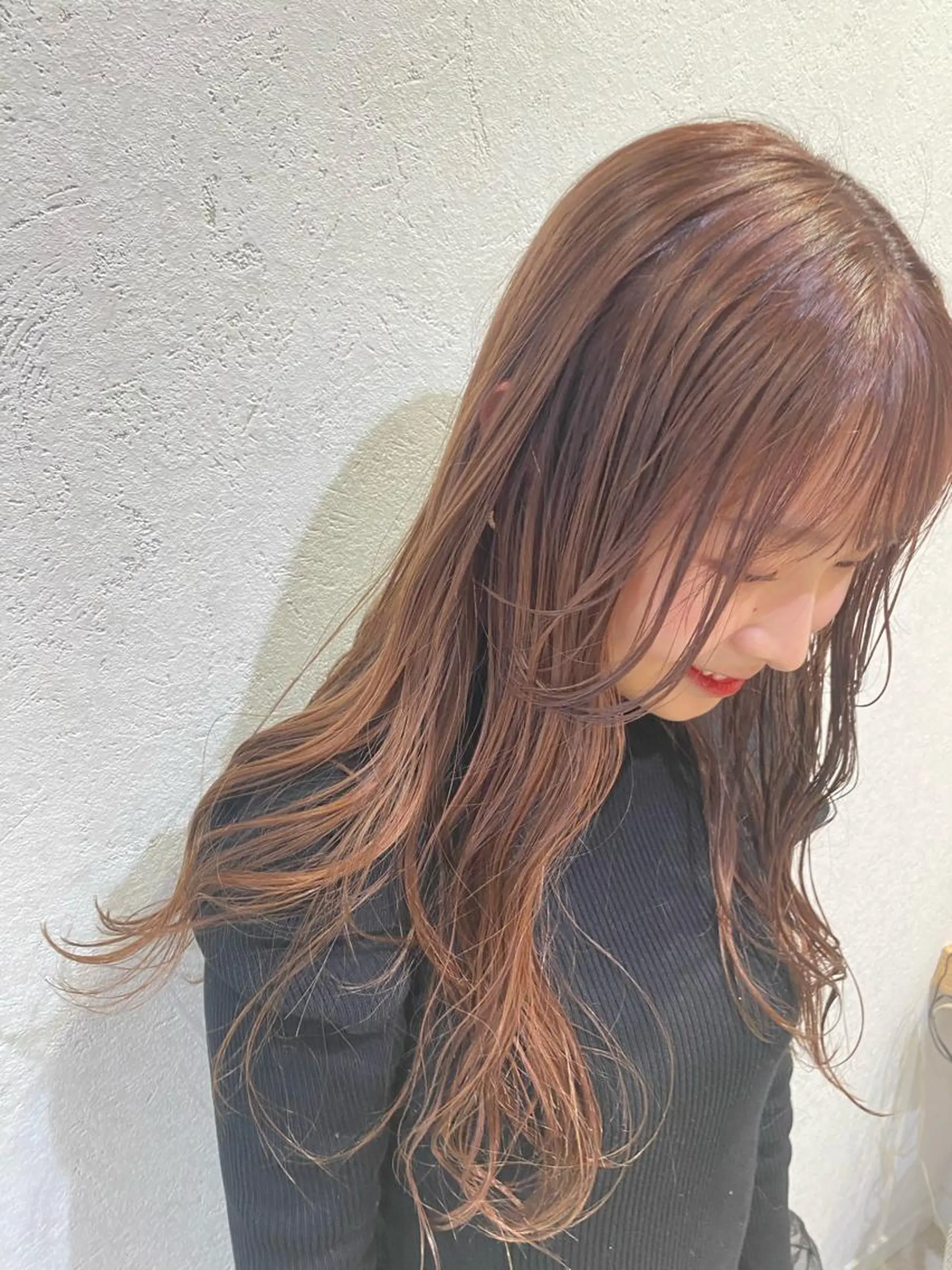 ロング カラー ヘアアレンジ ベージュカラー ブリーチ ピンクカラー ピンクベージュ ヘアカラー トリートメント ヘッドスパ パーマ指名No1 /namiのヘアスタイル